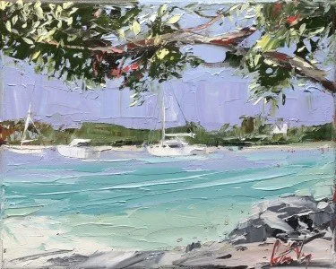 Sailboats in the Harbor 8x10.jpg