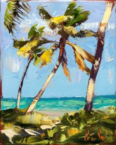 Palm Trees on Beach8x10.jpg