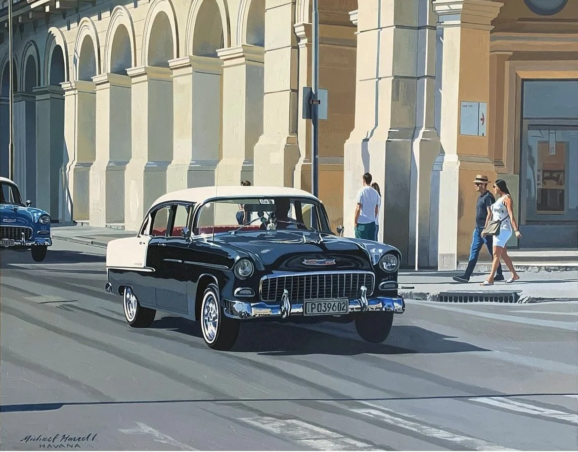 Michael Harrell, Relics in Havana, 16 x 20, Oil on Panel