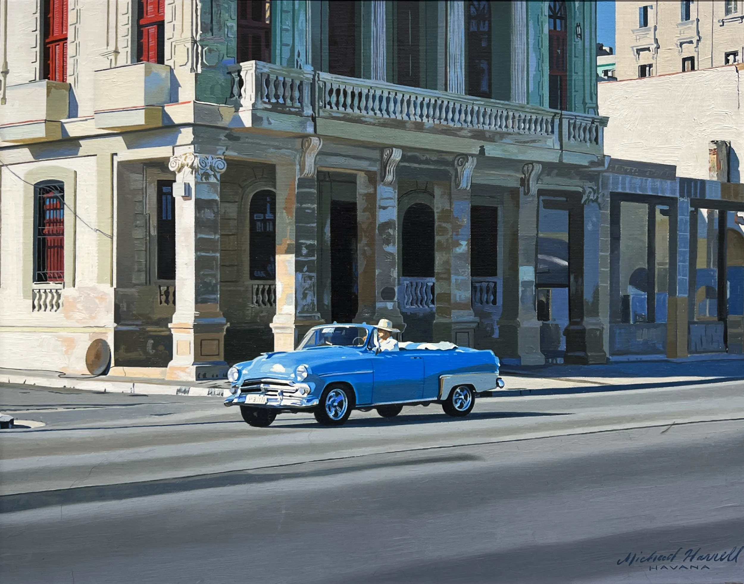 Michael Harrell, Retro Cuba, 11 x 14, Oil on Panel