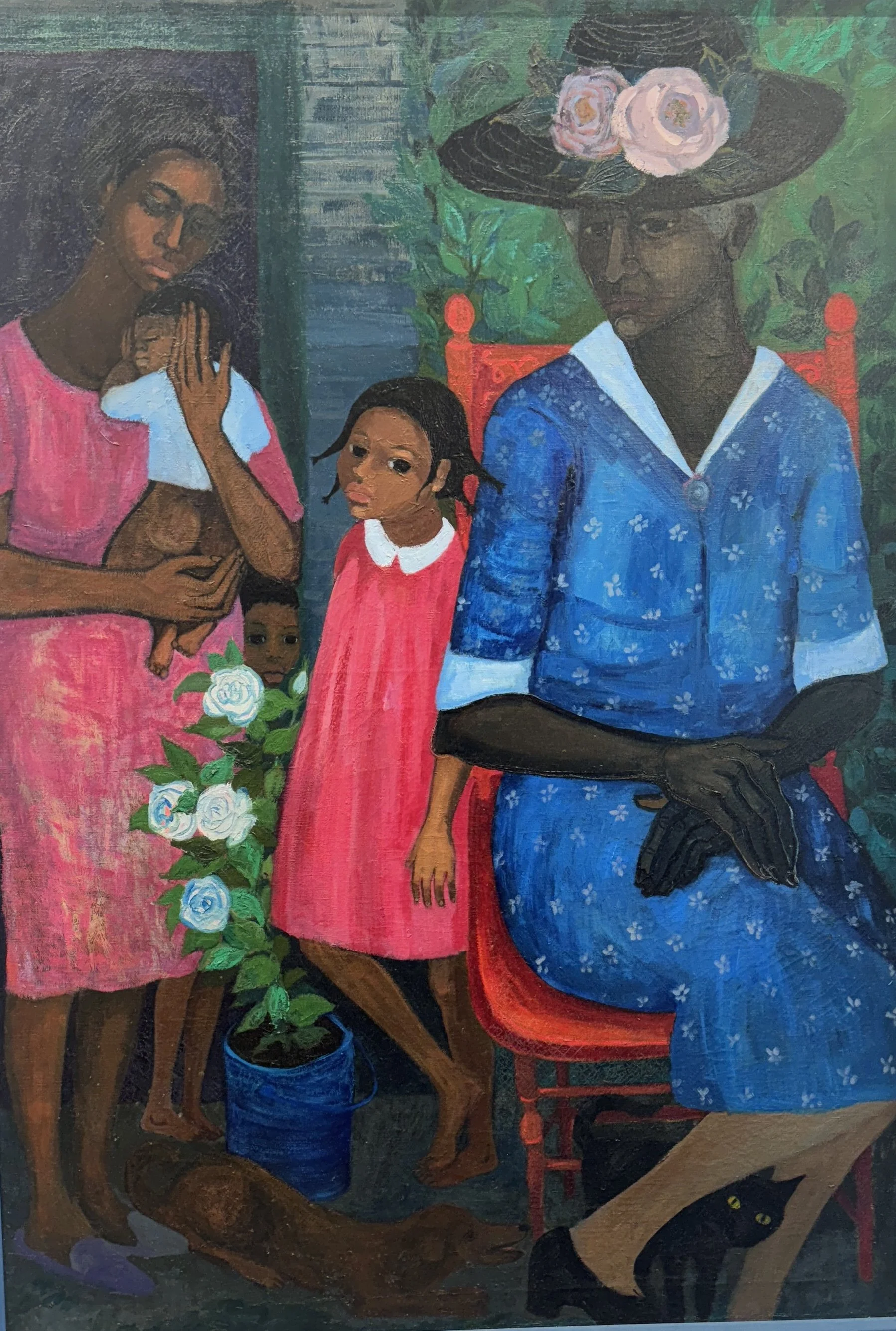 Suzie Zuzek de Poo, Familia, 52 x 36, Oil on Canvas