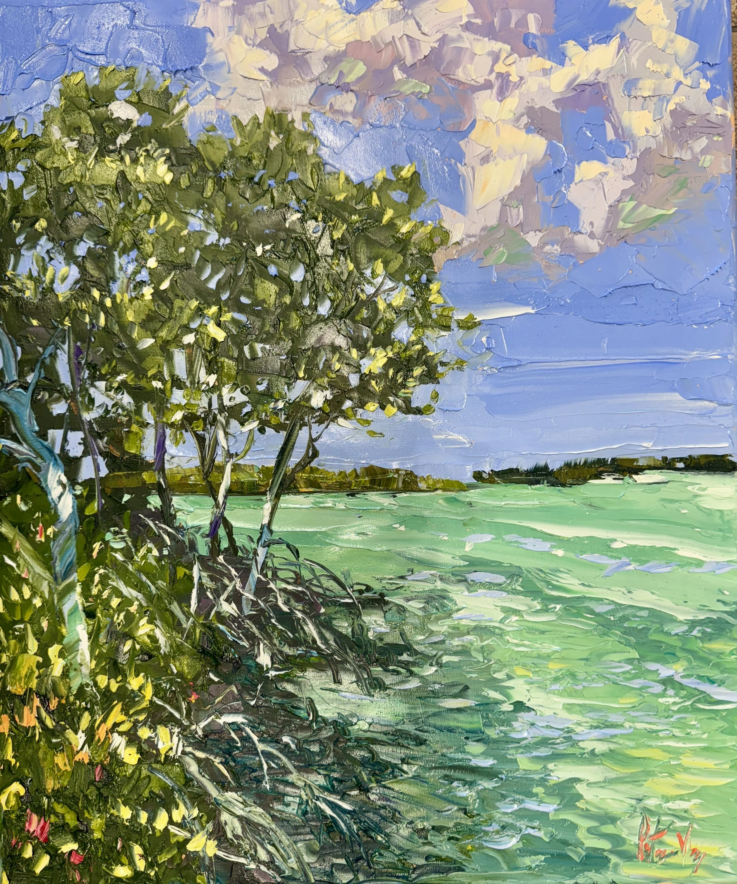 Peter Vey, Mangrove Magic, 24" x 20", Oil on Linen