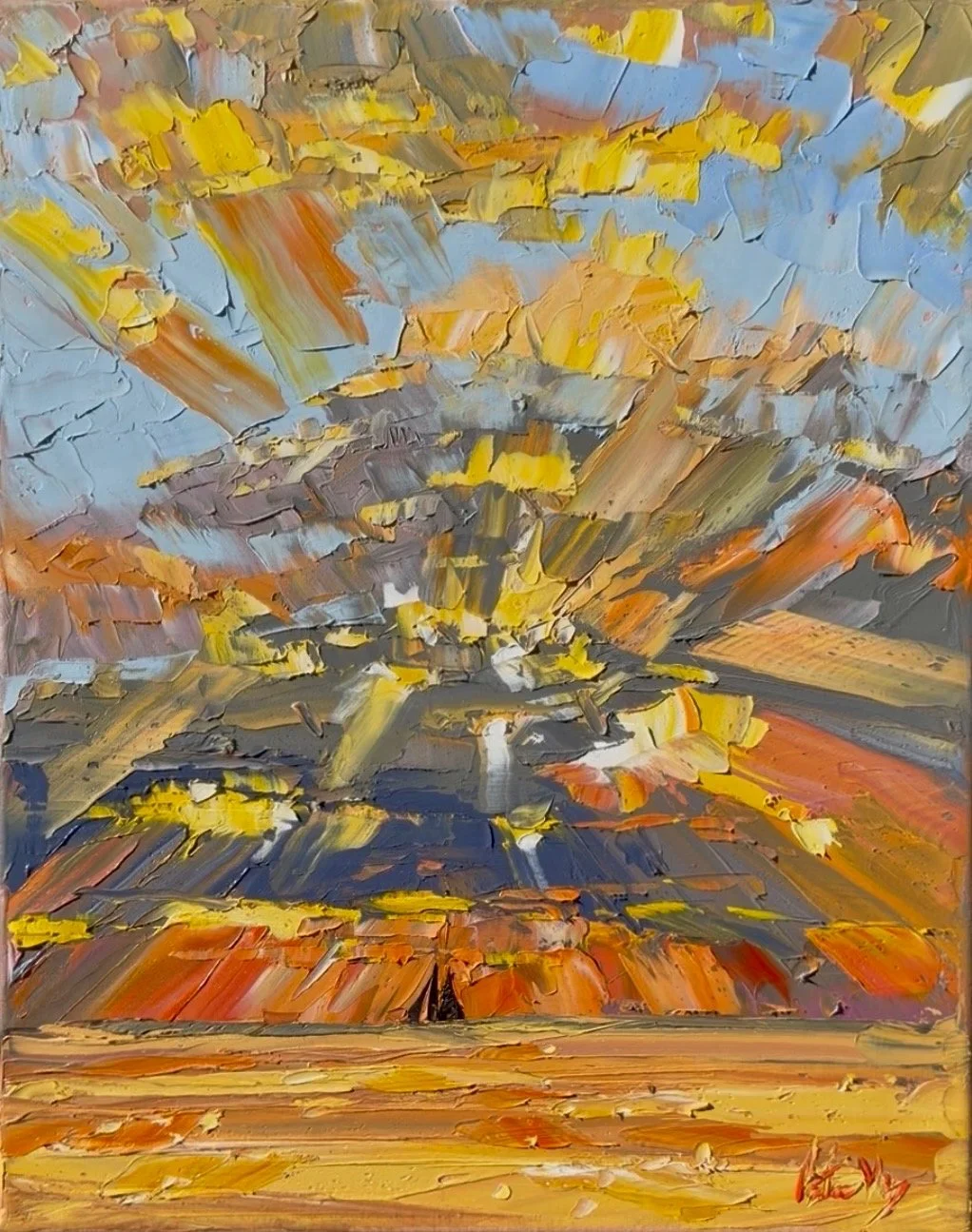 Sailor's Sanctuary, 20" x 16", Oil on Linen