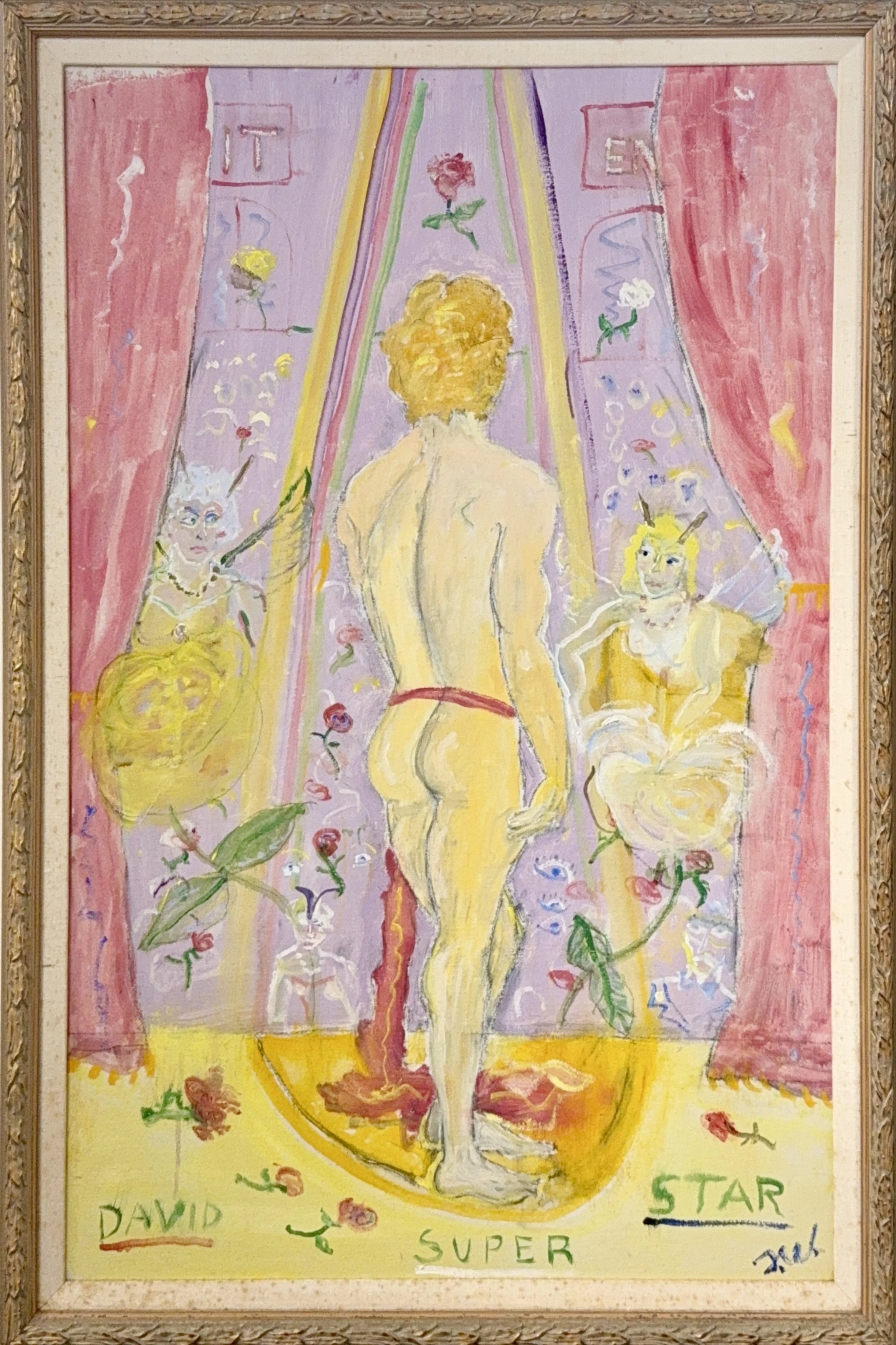 David Super Star, Oil on Canvas, 38" x 24"