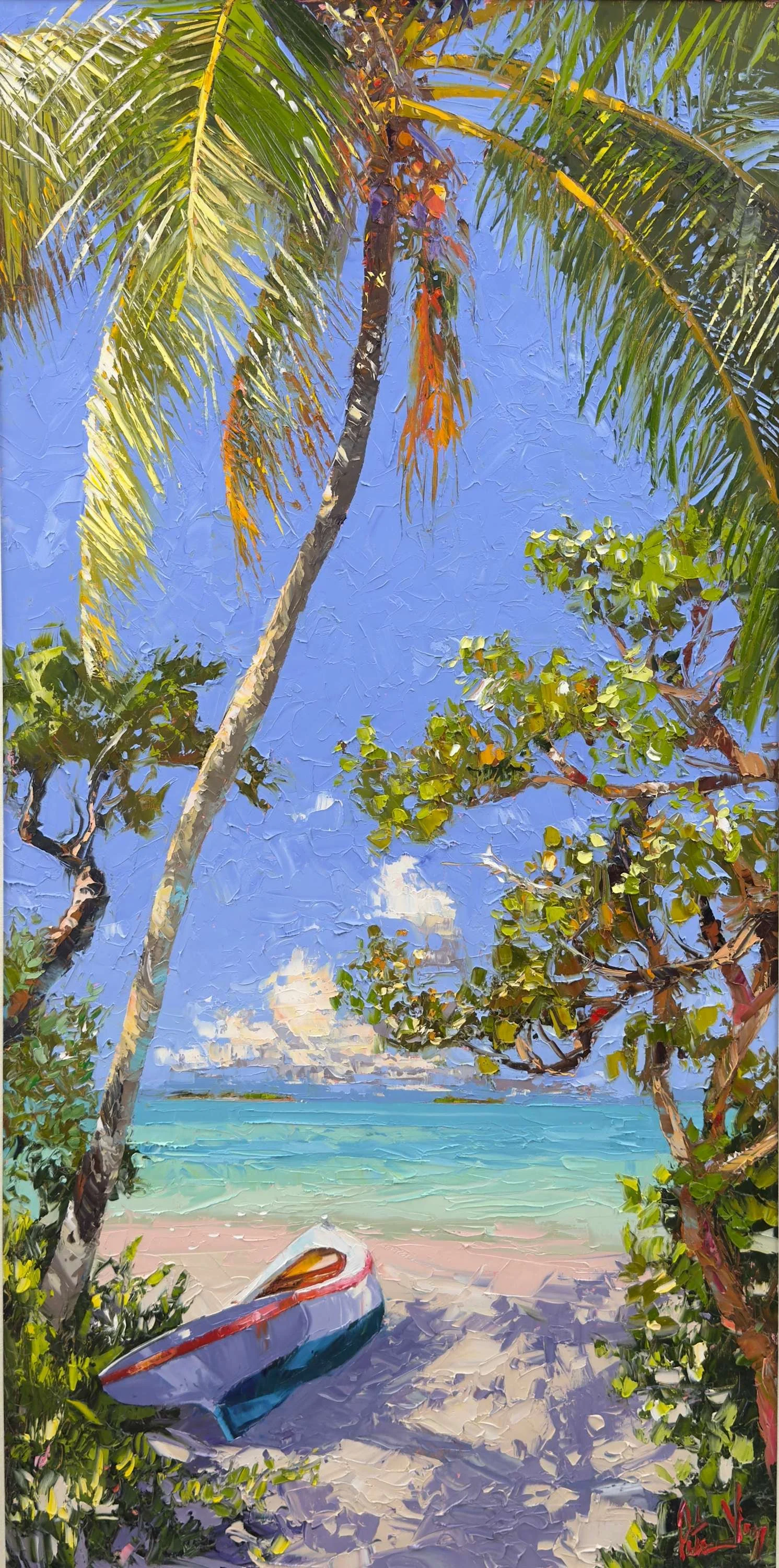 Peter Vey, My Quiet Place, 48" x 24", Oil on Linen