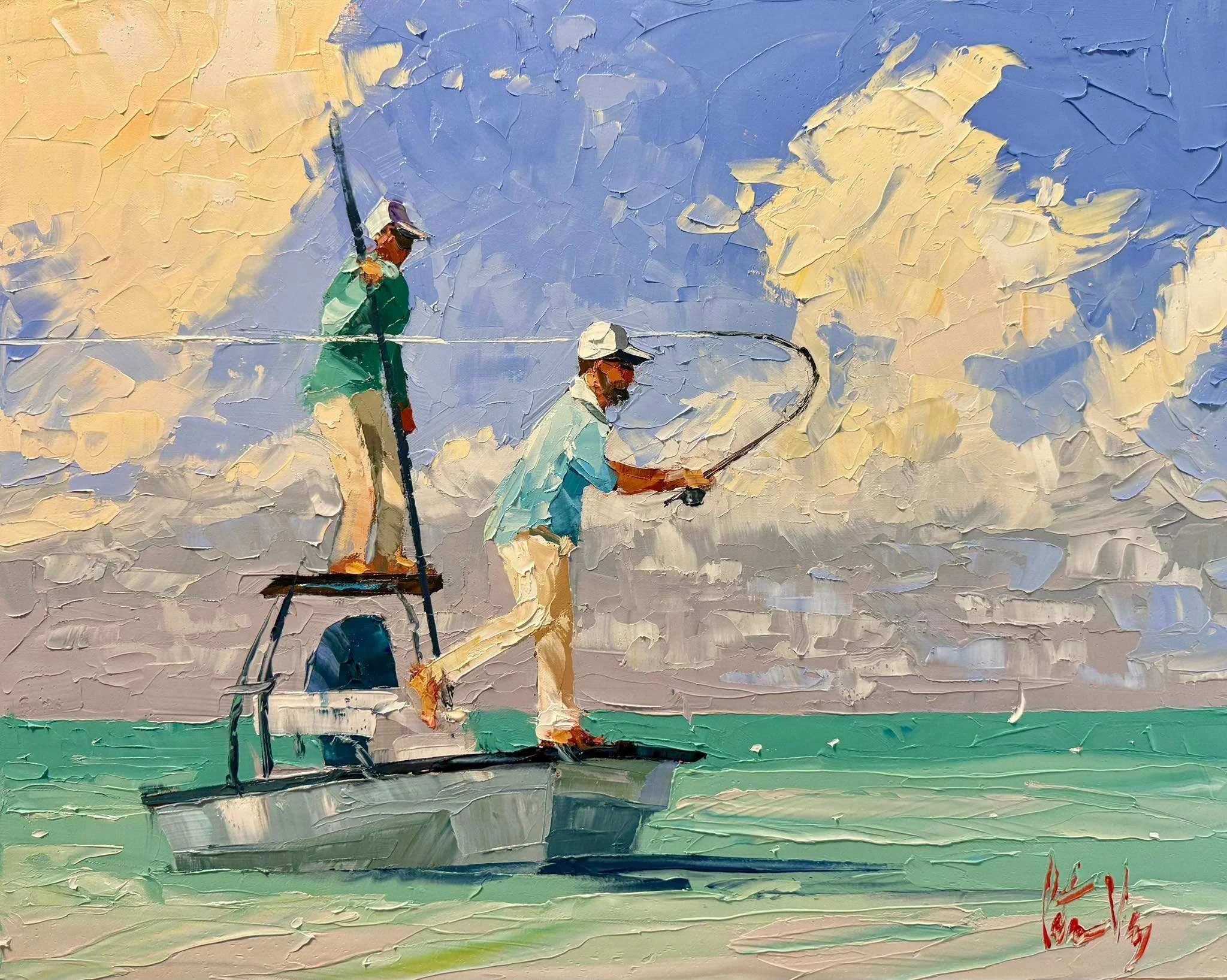 Peter Vey, There it is!, 16" x 20", Oil on Linen