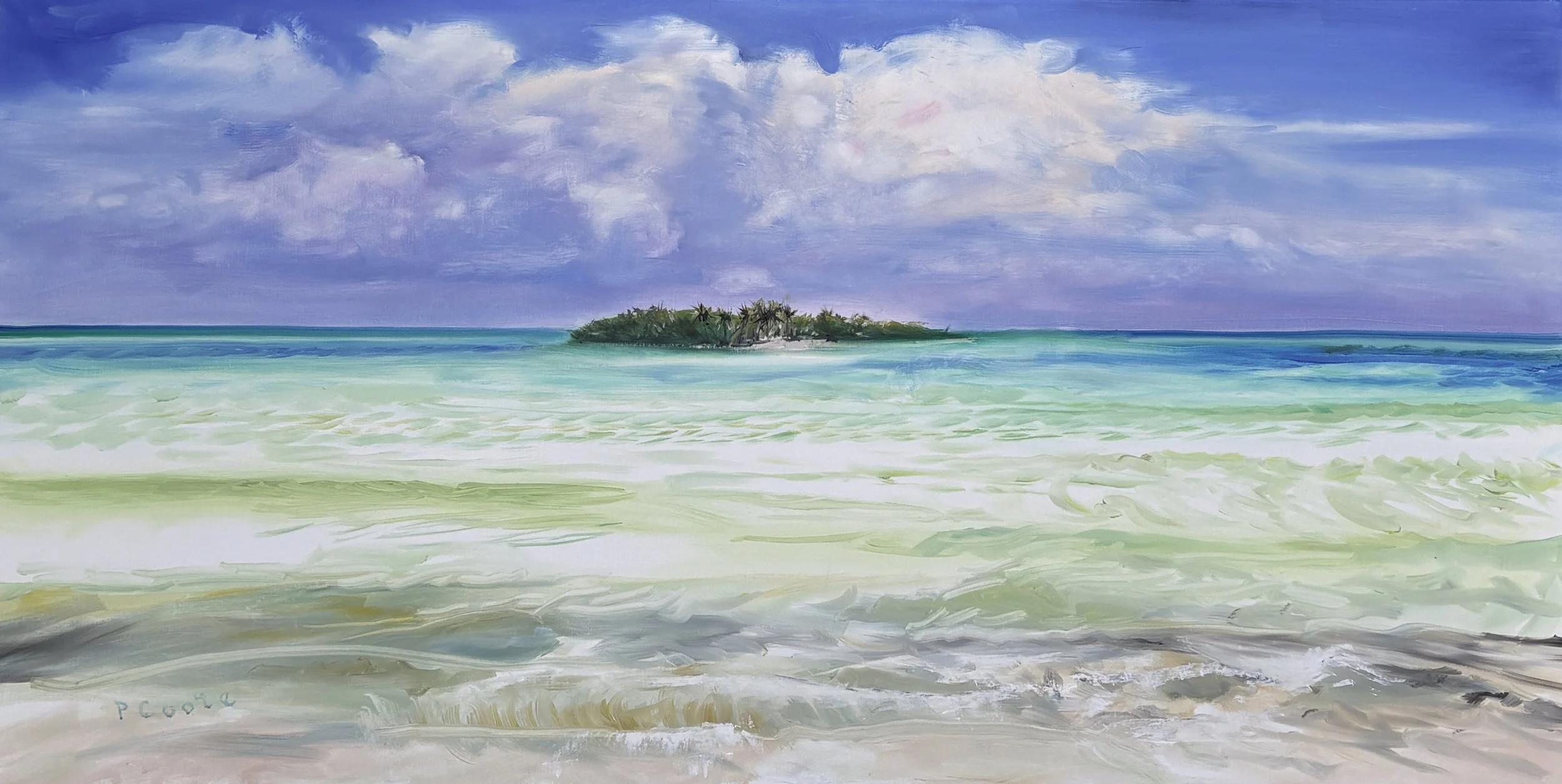 Priscilla Coote, Destination, 30" x 40", Oil on Linen