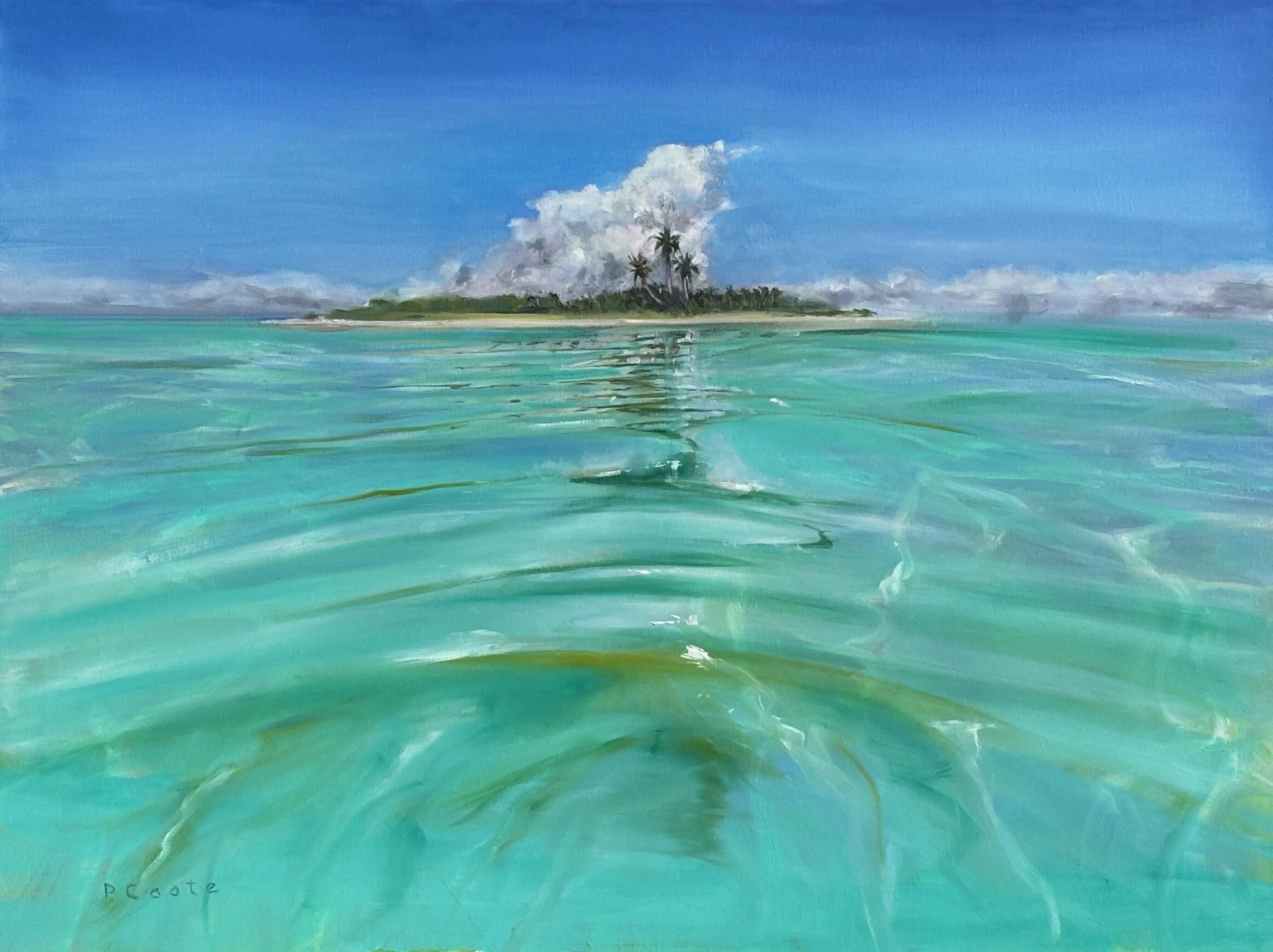 Priscilla Coote, Mirage, 30" x 40", Oil on Linen