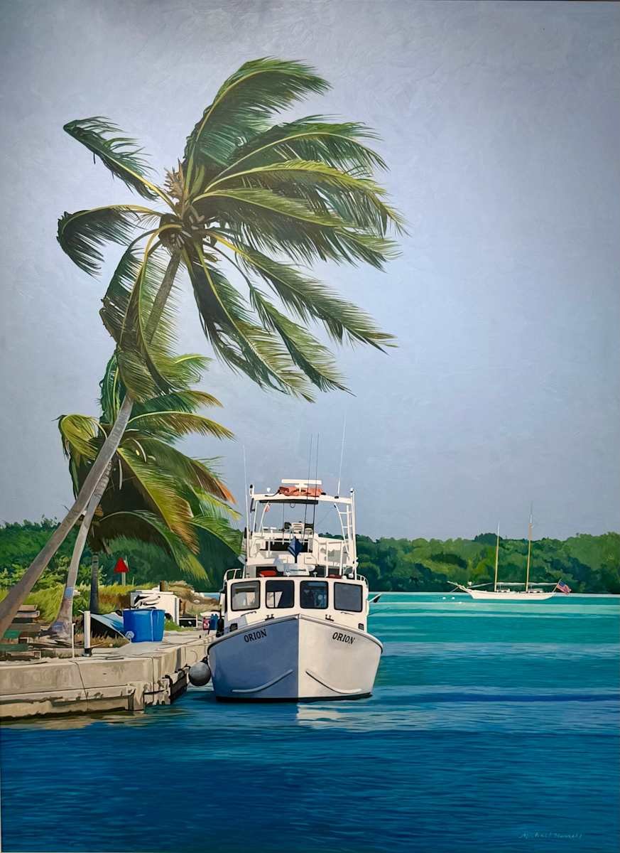Michael Harrell, Key West, 40" x 30", Oil on Canvas