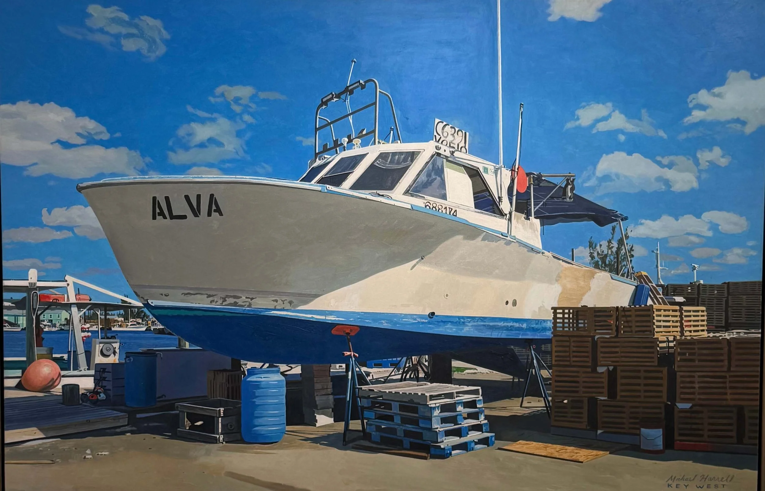 Michael Harrell, Alva, 24" x 36", Oil on Linen