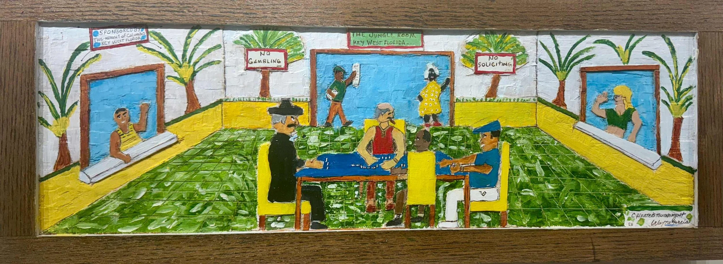 Wayne Garcia, Cheater's Tournament, Intaglio, 12" x 31"