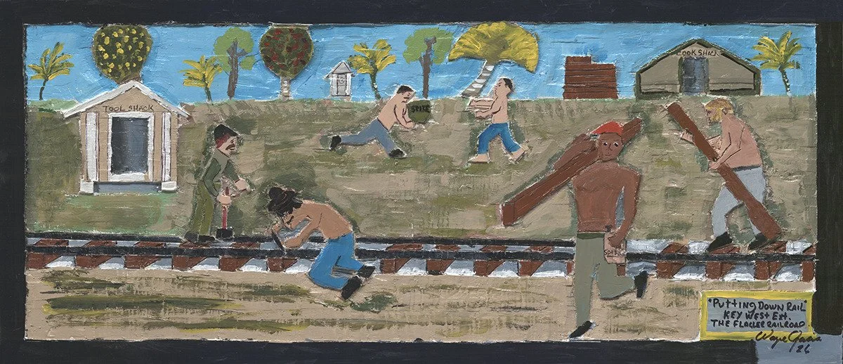 Wayne Garcia, Putting Down the Rail, Intaglio