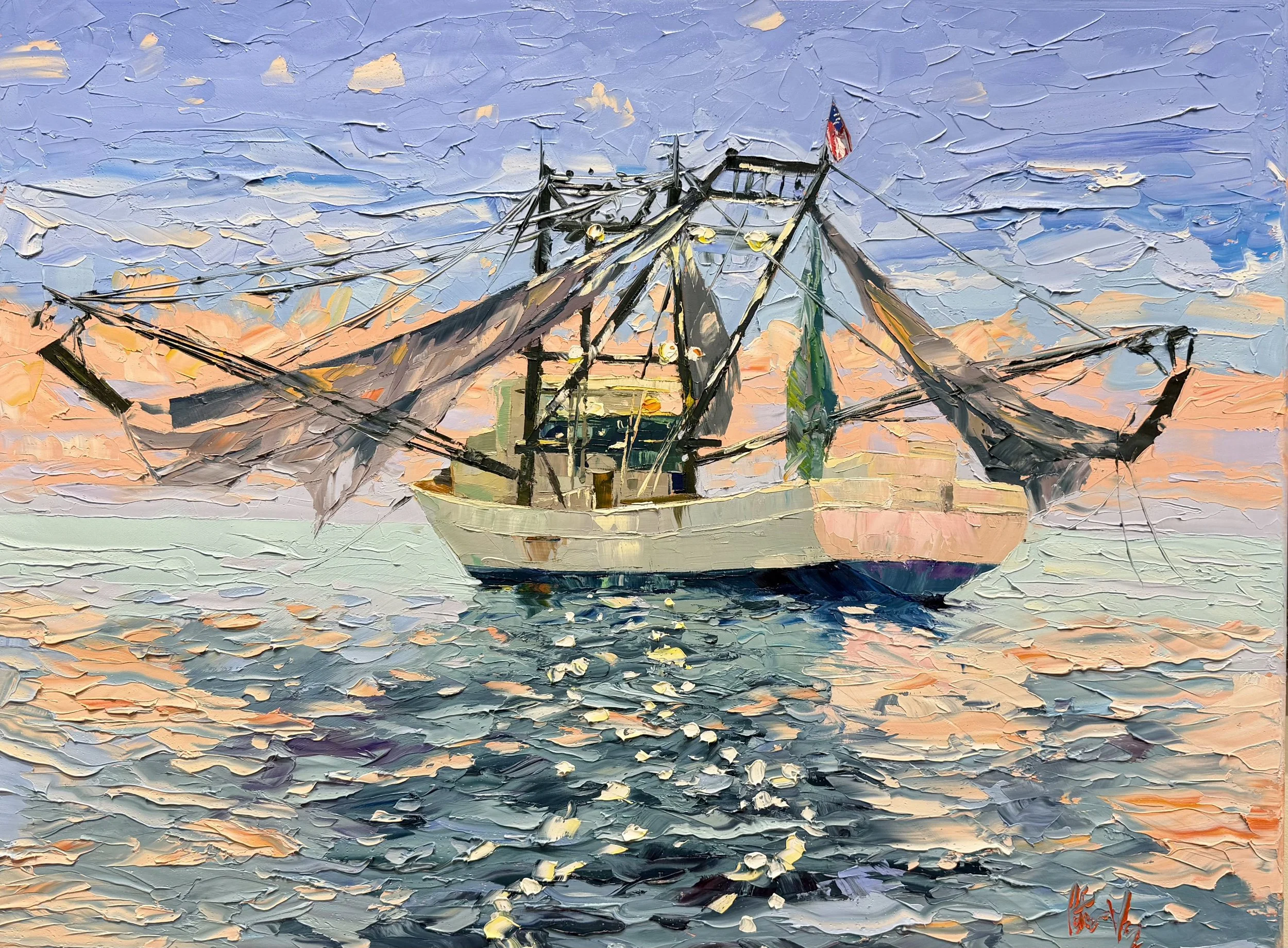 Peter Vey, Miss Key West, Oil on Linen, 30 x 40
