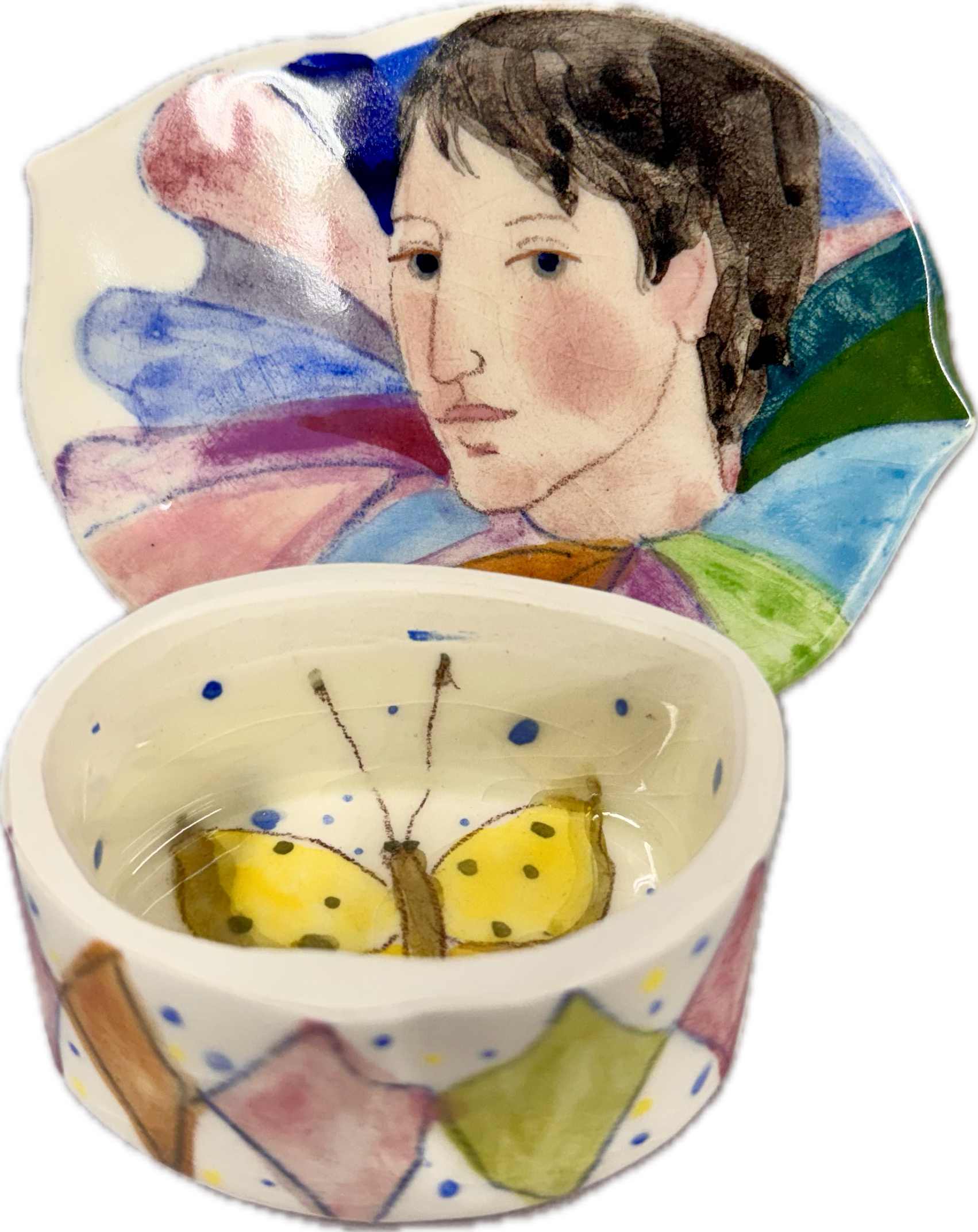 Suzie Zuzek de Poo, Thespian #4, 1.5 x 4 x 3.5, Porcelain