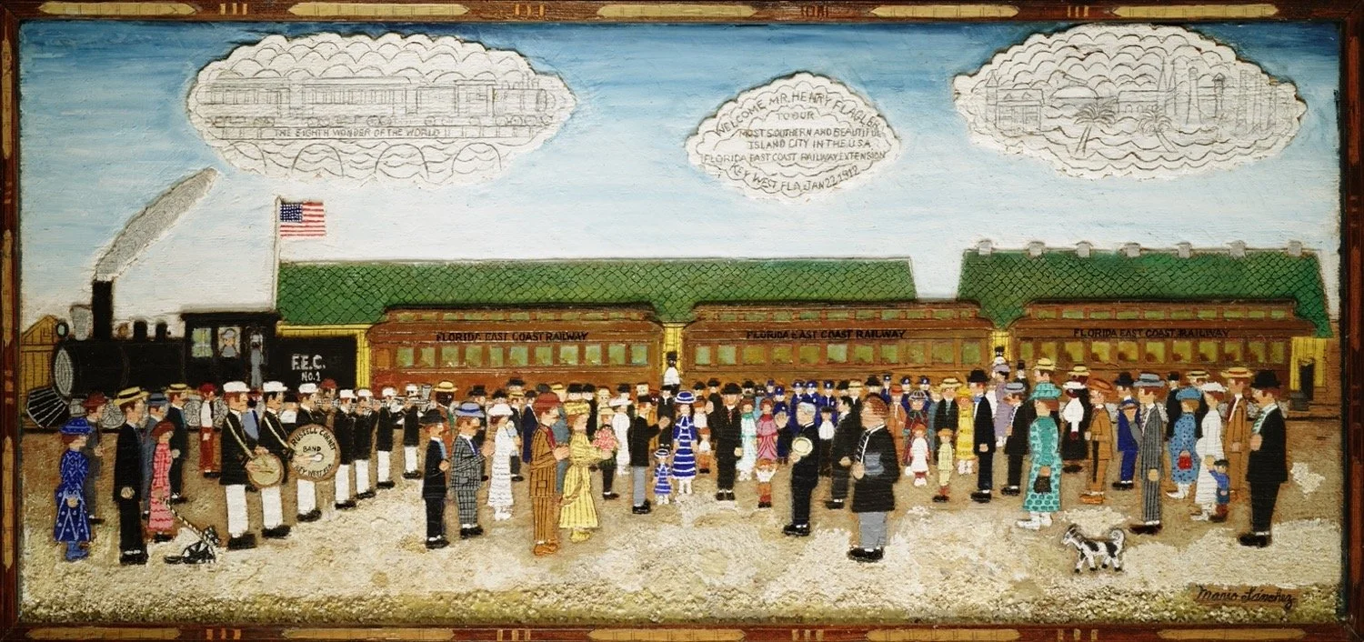 The Arrival of the First Train in Key West