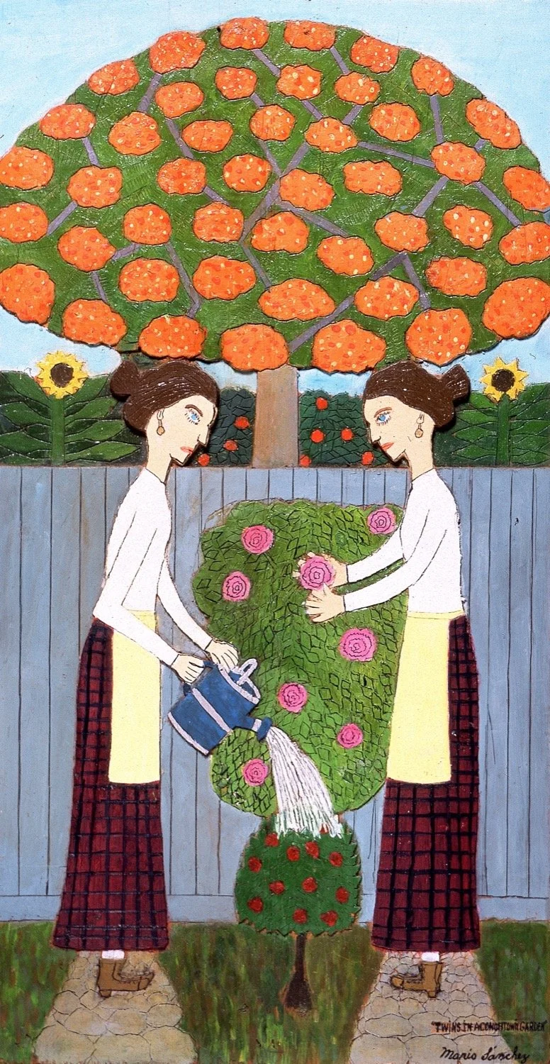 Twins in Conchtown Garden 