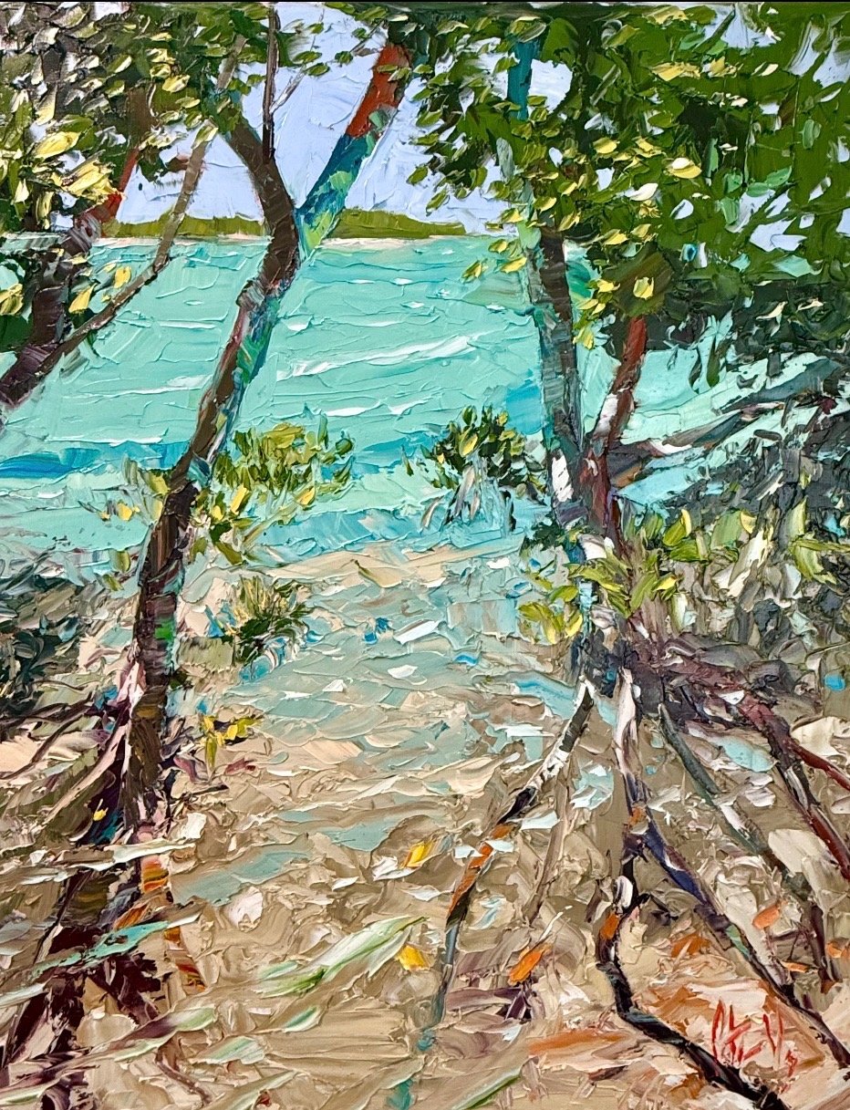 Peter Vey, Living Tangle, Oil on Linen, 36 x 24