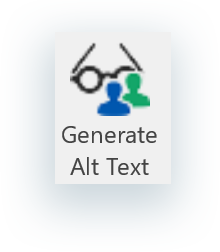 Accessibility group on The Collection ribbon