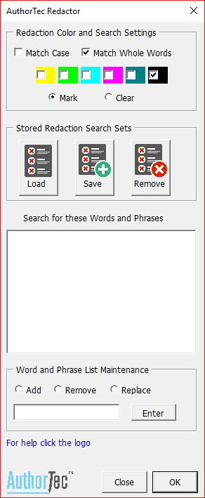 AuthorTec Redactor Control Panel