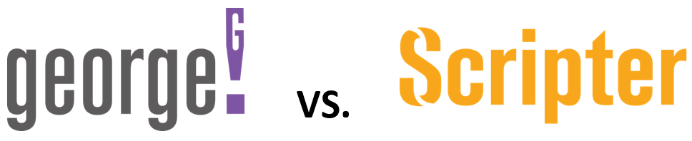 george! logo and Scripter logo