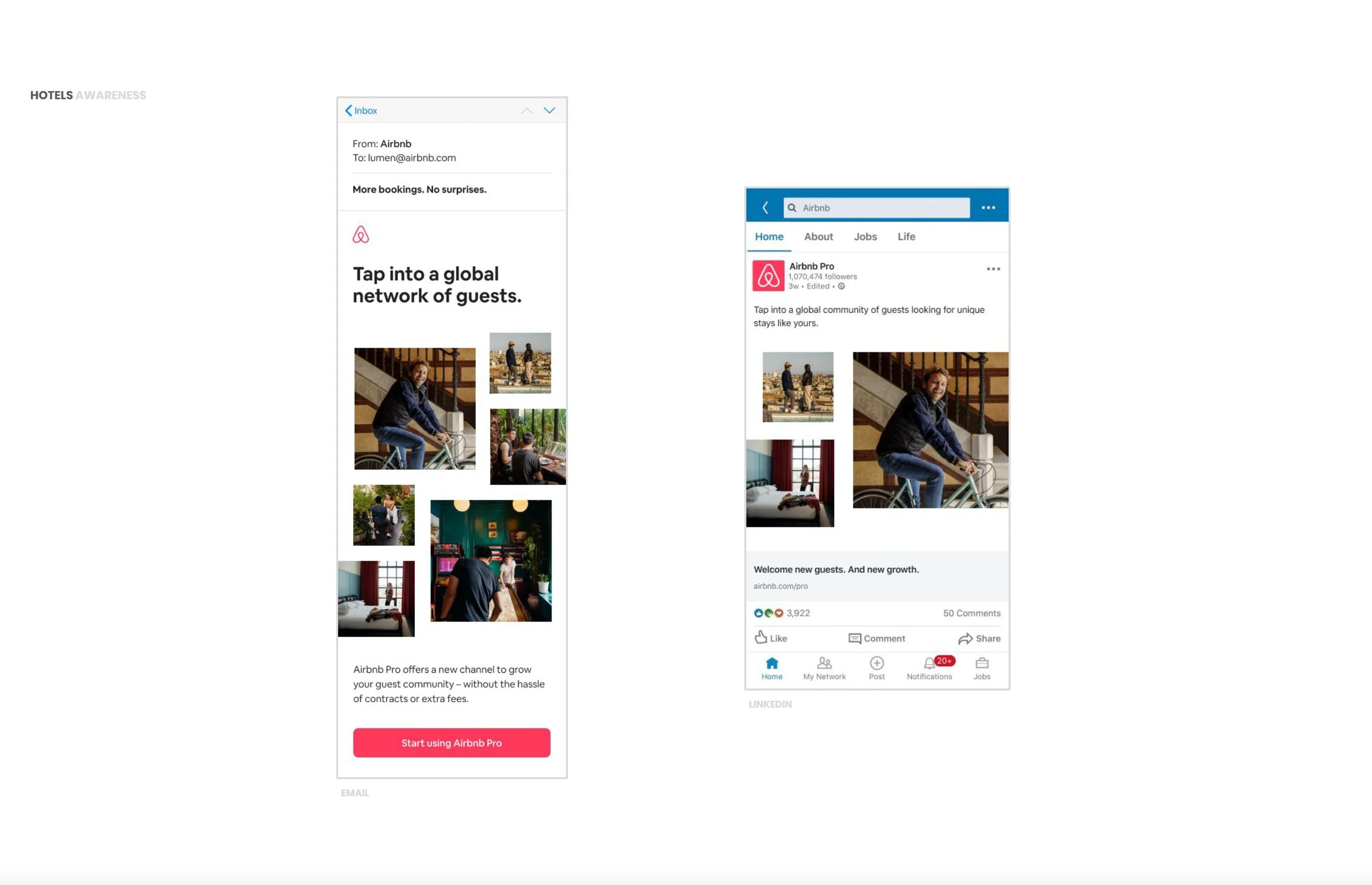 Airbnb Pro – Acquisition Emails