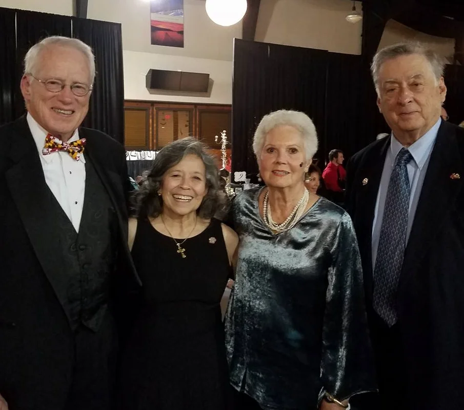 “Brit” Kirwan, Merceds Pellet, Patricia Kirwan, and Michael Pellet at the 2016 “Black Tie & Tails” gala. Brit and Patty Kirwan were the honorary chairs of the fundraiser for HART for Animals.
