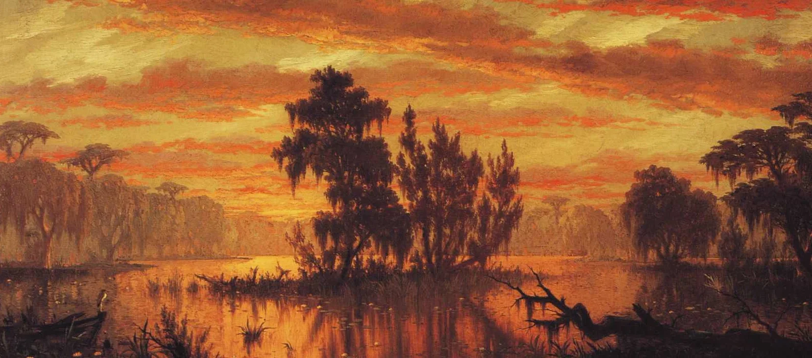 "Bayou Plaquemines" by Joseph Rusling Meeker