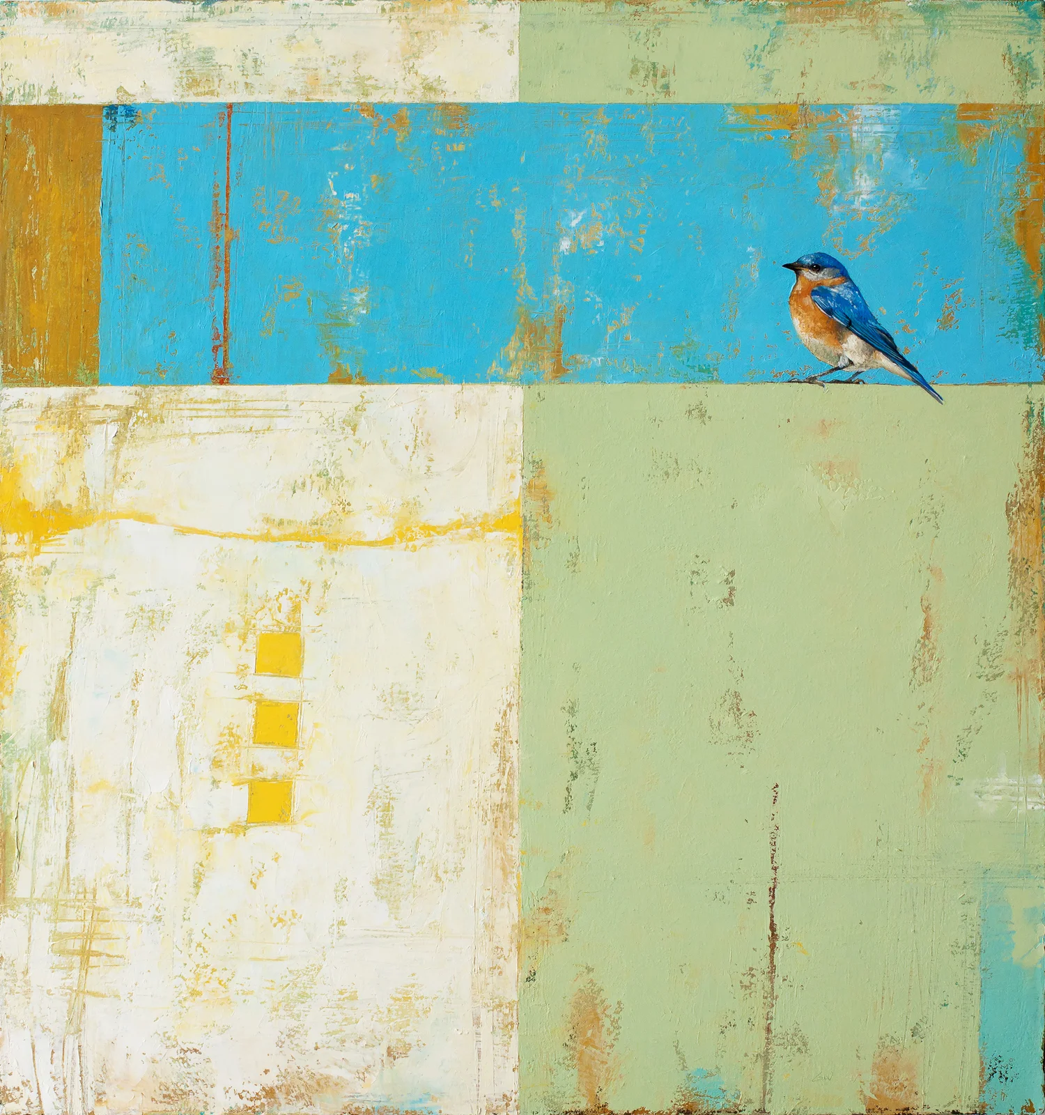 Visitation 2011 oil on canvas 32 x 30 inches Private collection