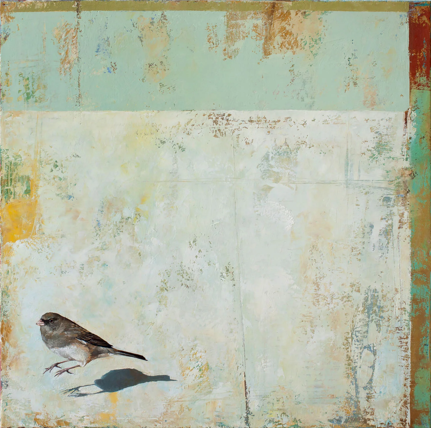 Hop! 2011 oil on canvas 24 x 24 inches Private collection