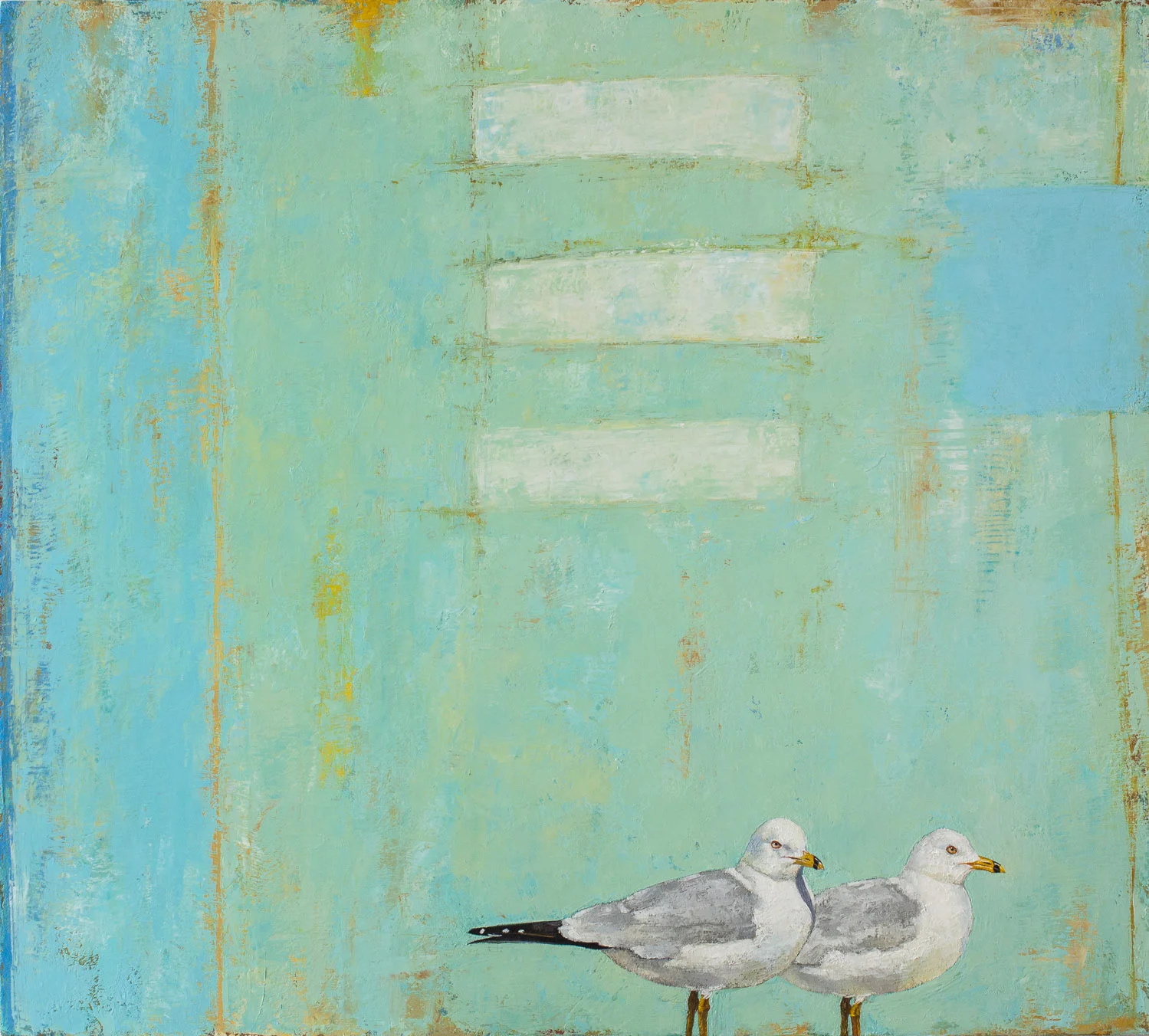Passing the Day 2011 oil on canvas 34 x 38 inches Private collection