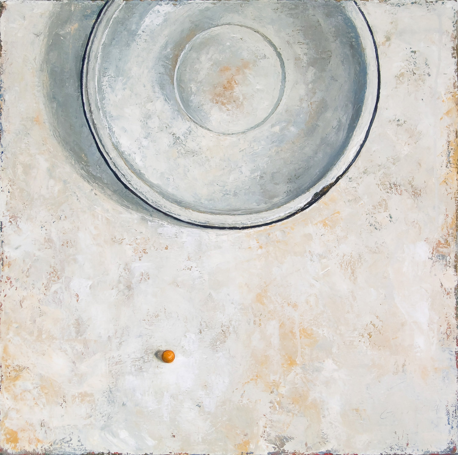   Marble and Basin  2004 oil on canvas 24 x 24 inches  Private collection 