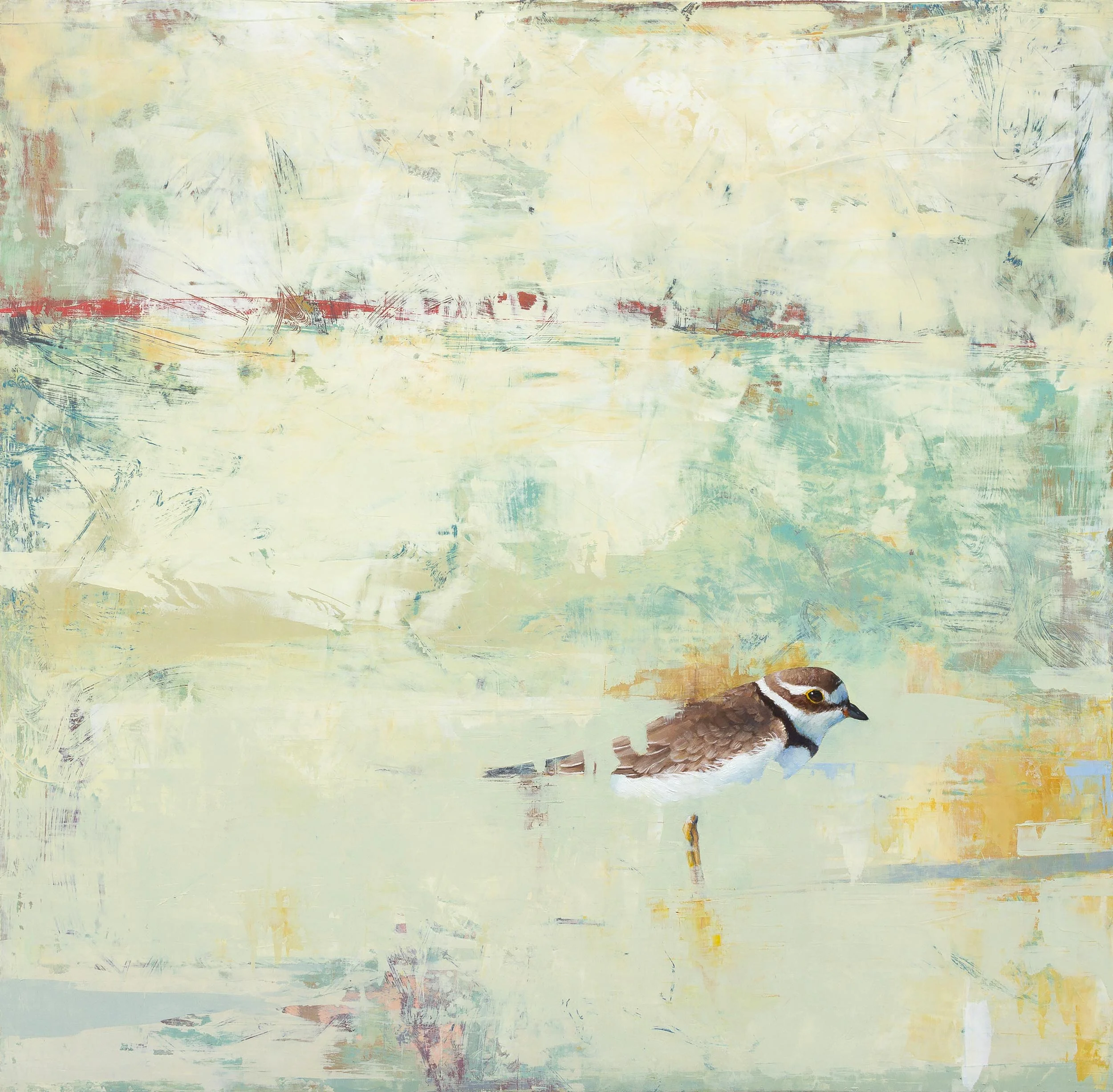 Outer Banks 2019 oil on panel 20 x 20 inches Available at The Haen Gallery