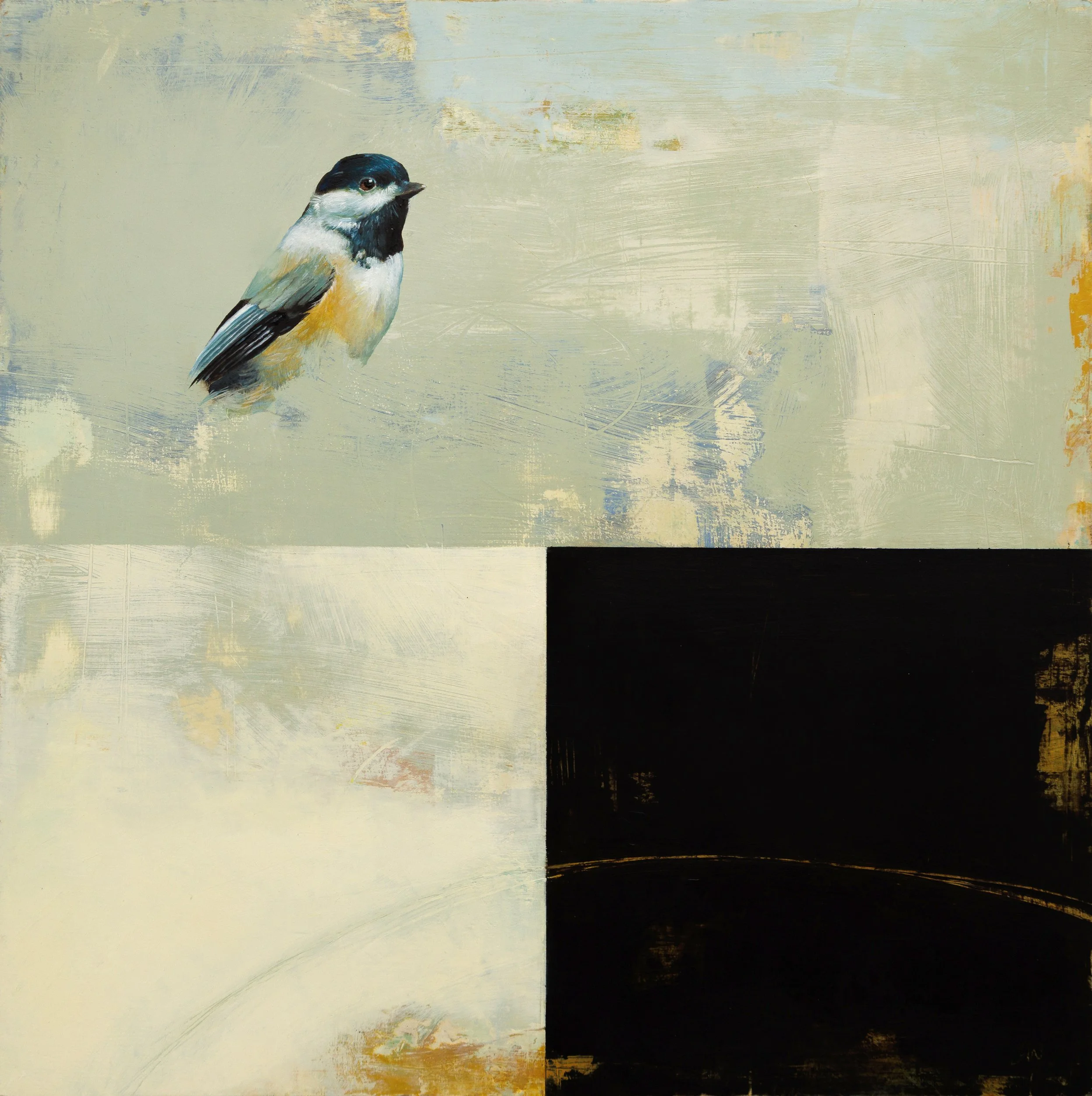   November  2025 oil on panel 12 x 12 inches  available at  The Haen Gallery  