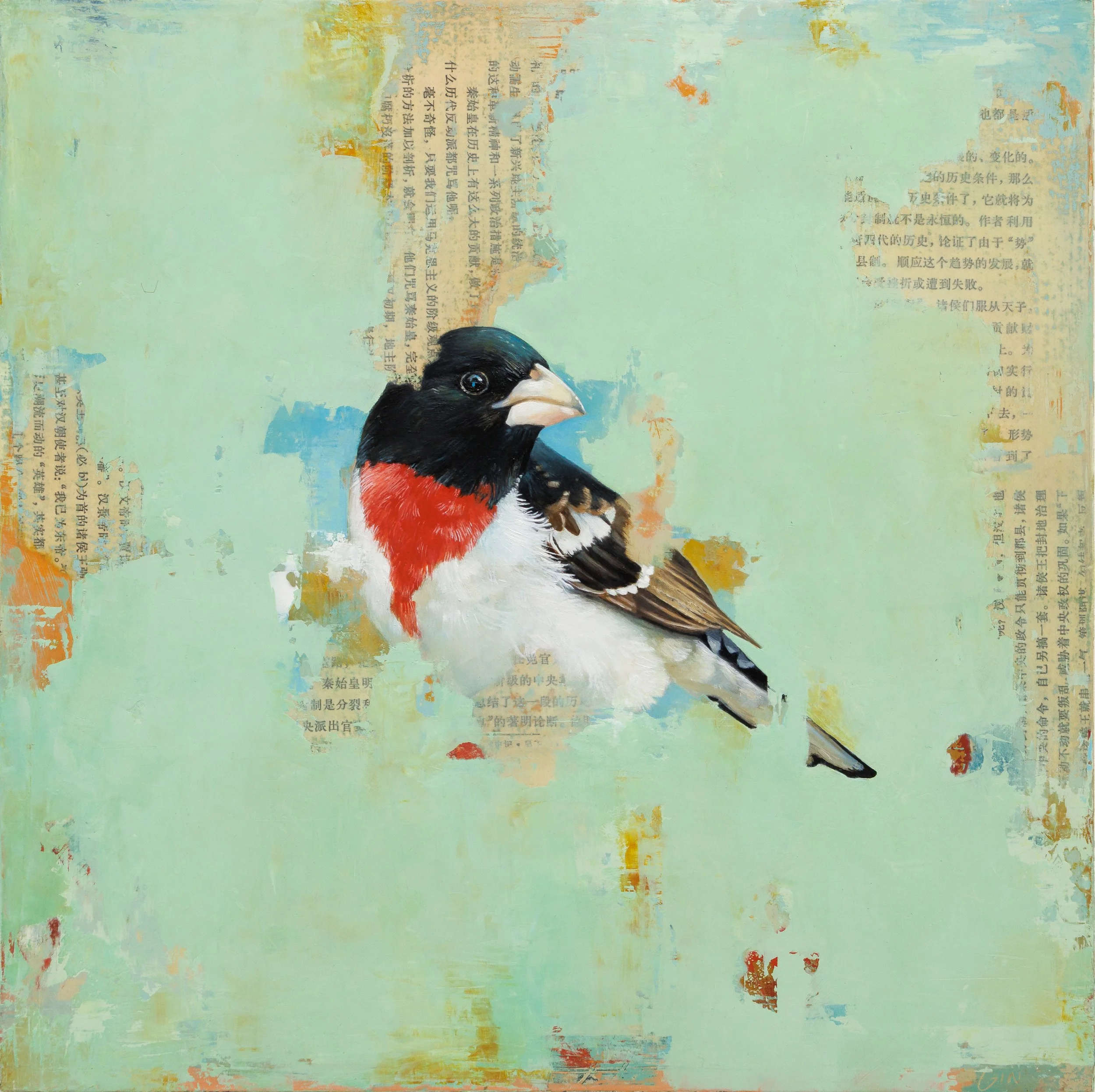   Do You Still Come Around?  2025 oil on panel 12 x 12 inches  available at  The Haen Gallery  