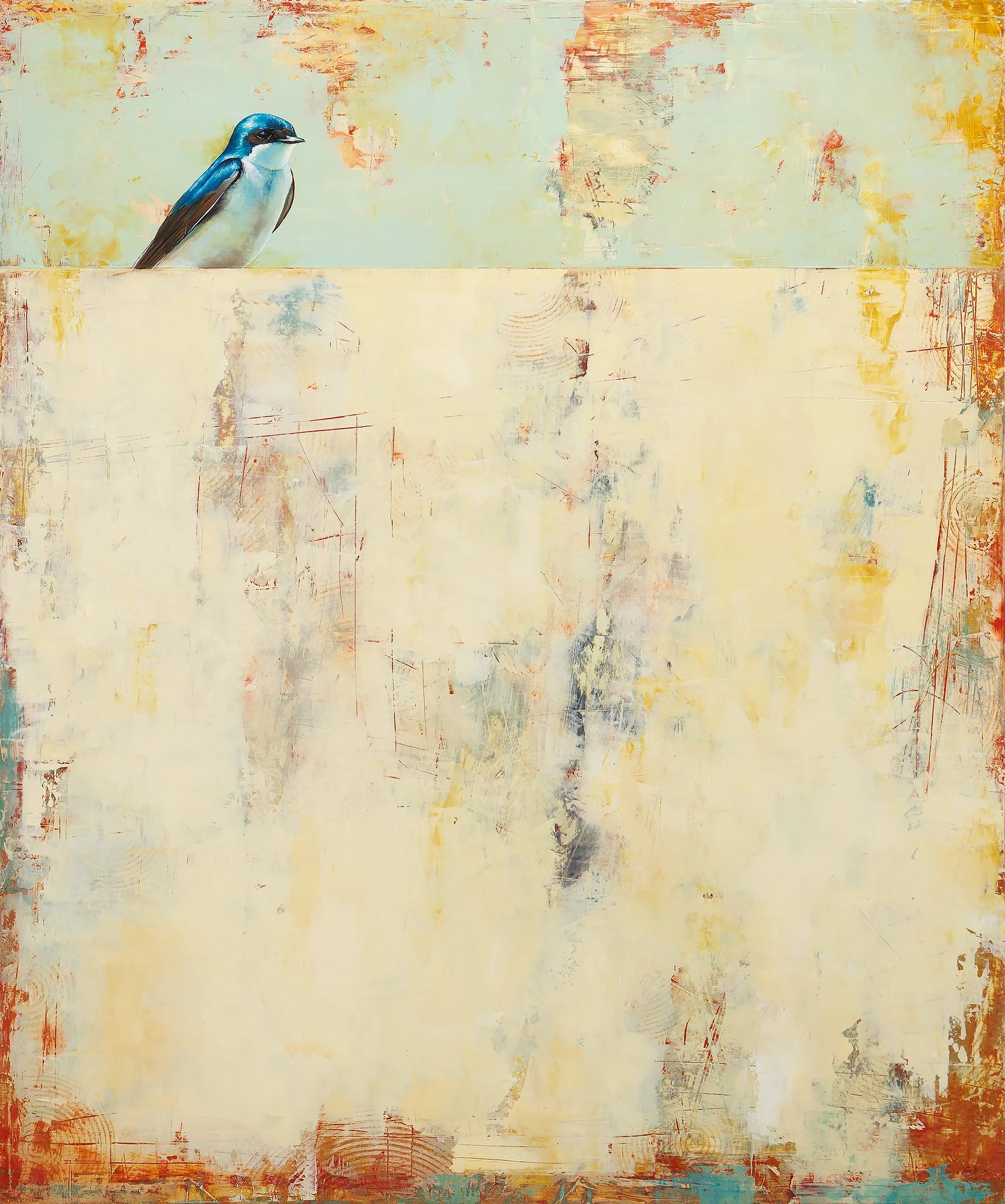  Passing Time 2026 oil on panel 24 × 20 inches  available at  The Haen Gallery  