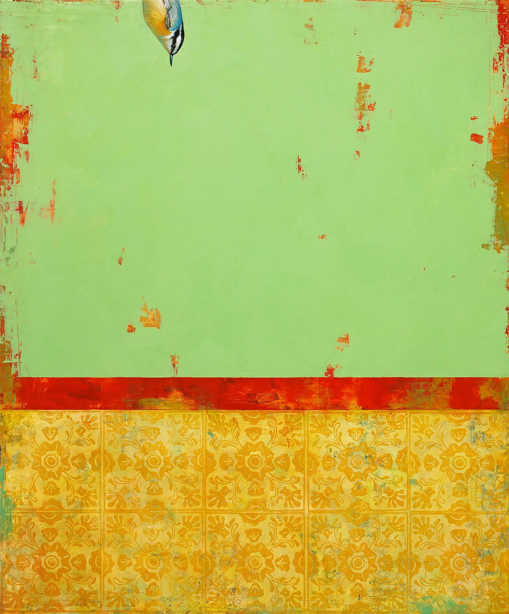   This Must Be the Place  2026 oil on panel 24 × 20 inches  available at  The Haen Gallery  