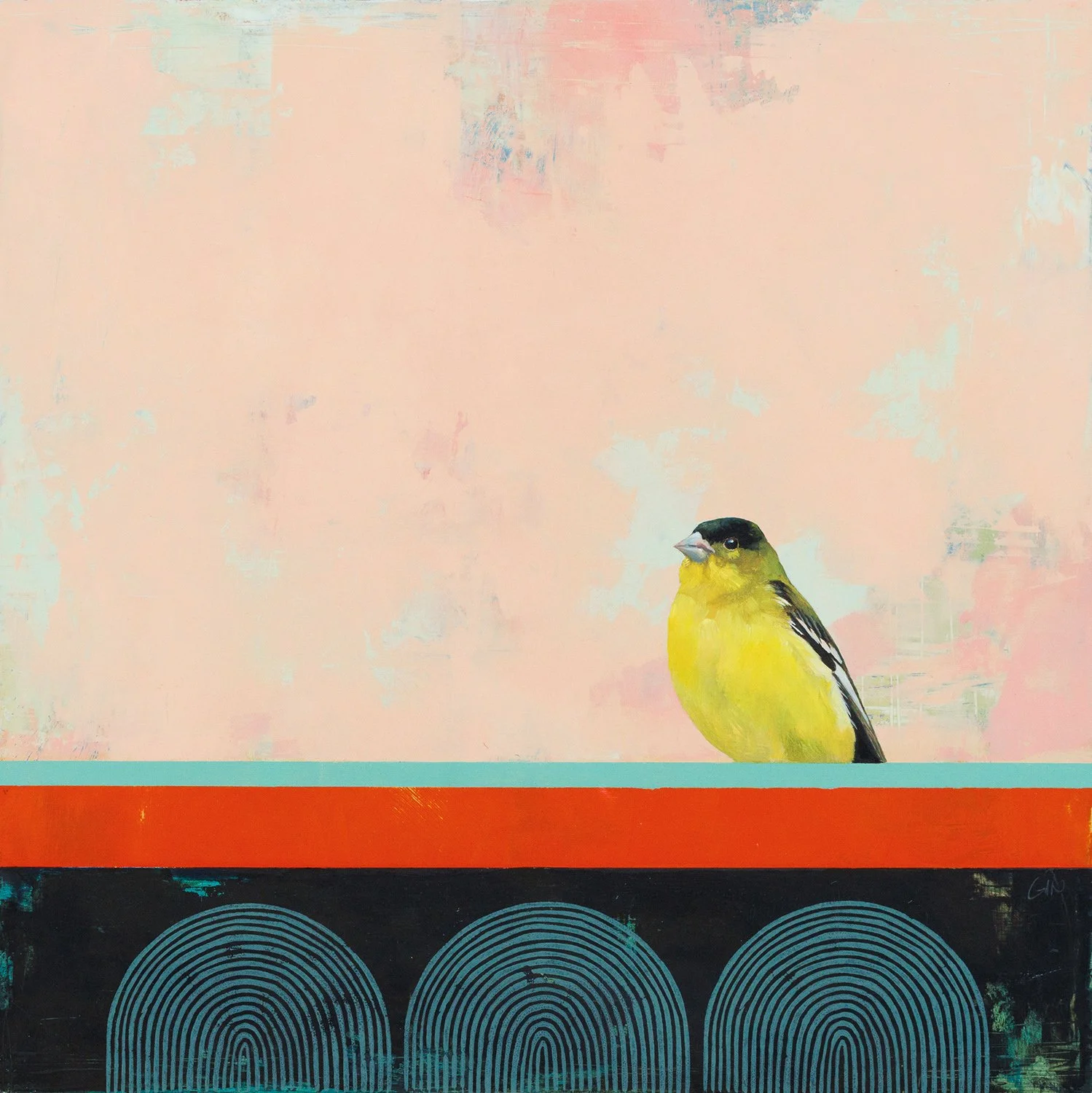   A Curious Morning  2025 oil on panel 12 × 12 inches  Sold 
