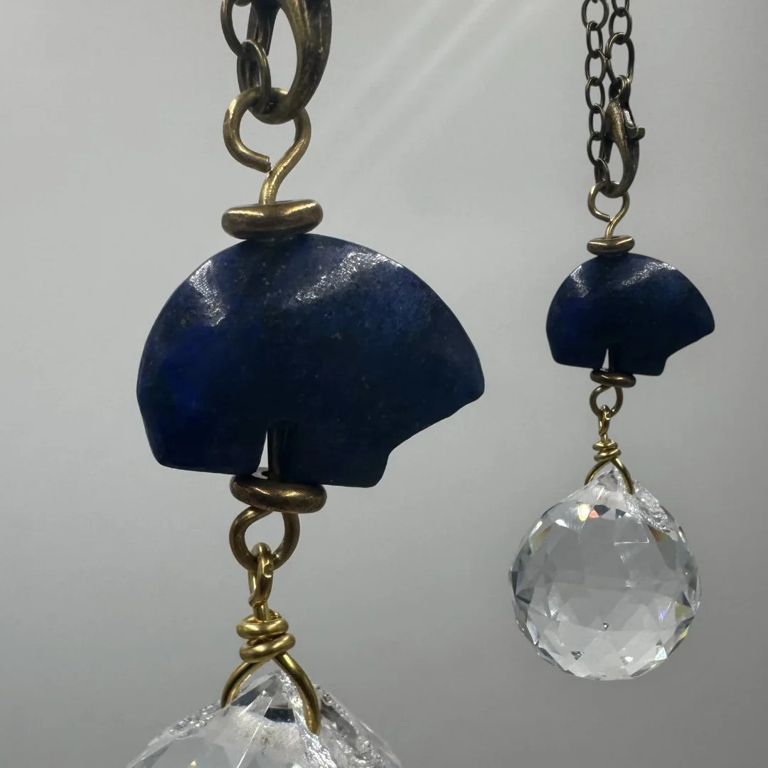 Makwa- Bear Lapis Sun Catcher
