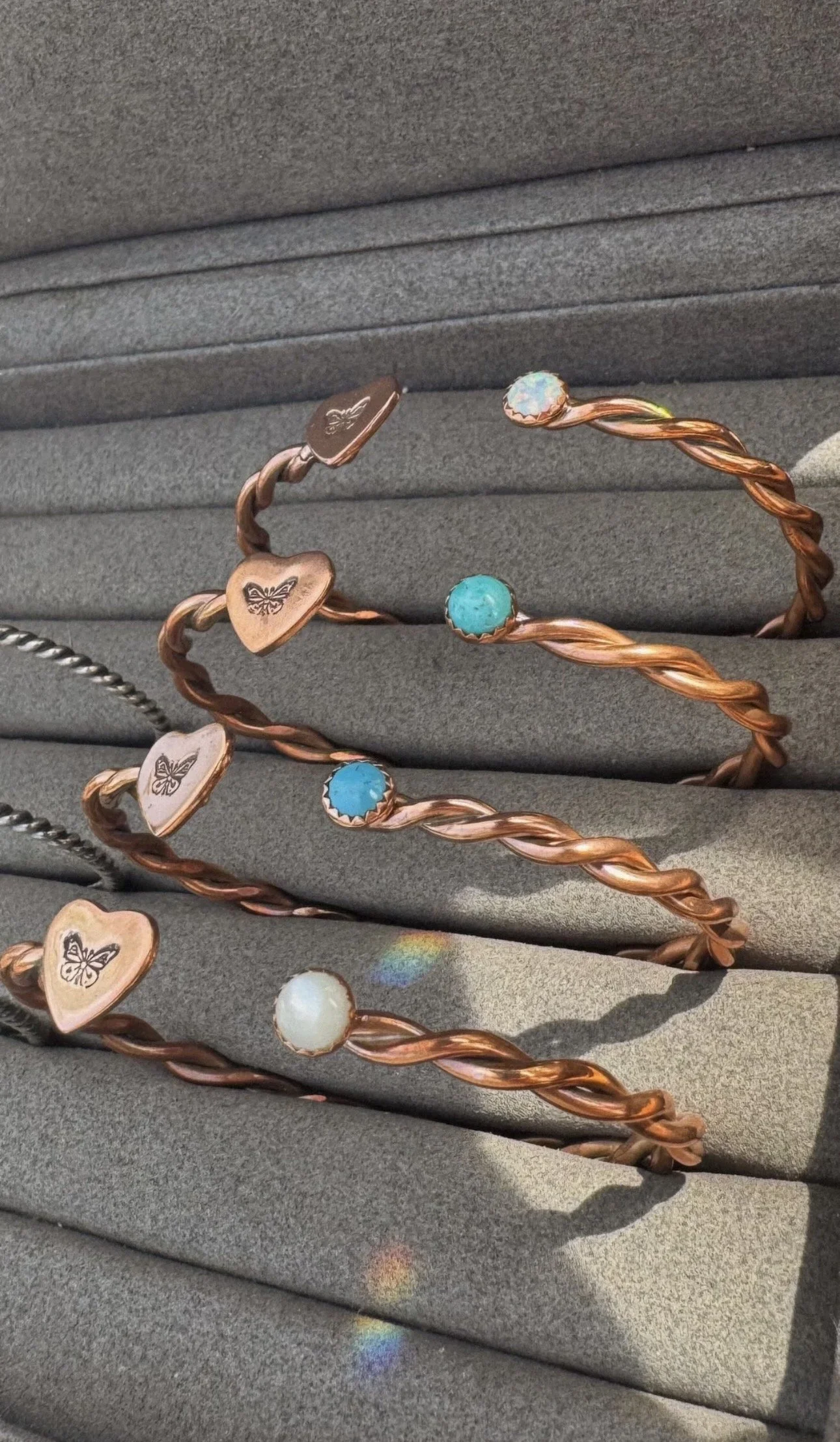 Butterfly Twist Copper Bracelet