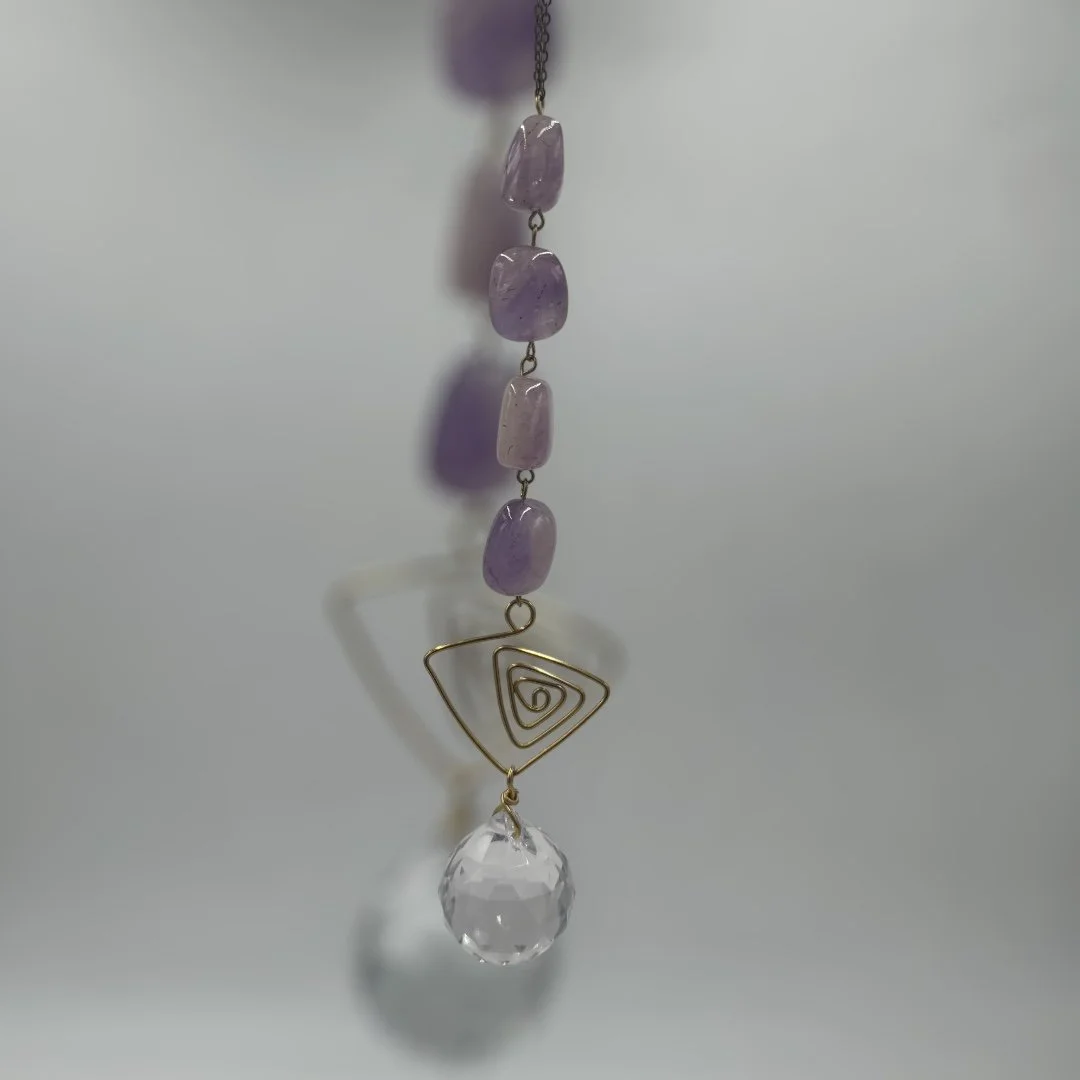 Amethyst Mountain Maze Sun Catcher