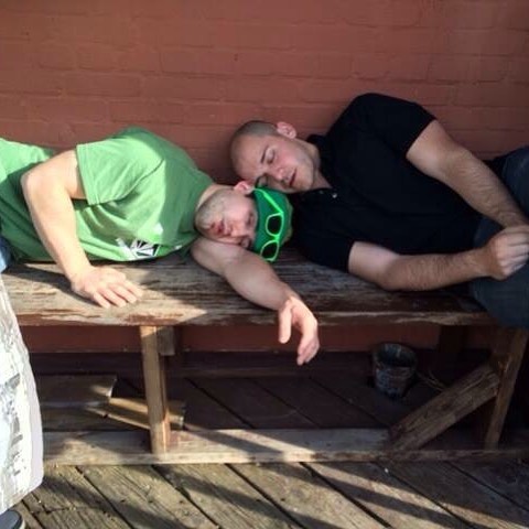 #tbt #StPatricksDay 2014 - too many Irish cah bombs. Ti was faking. I was not.