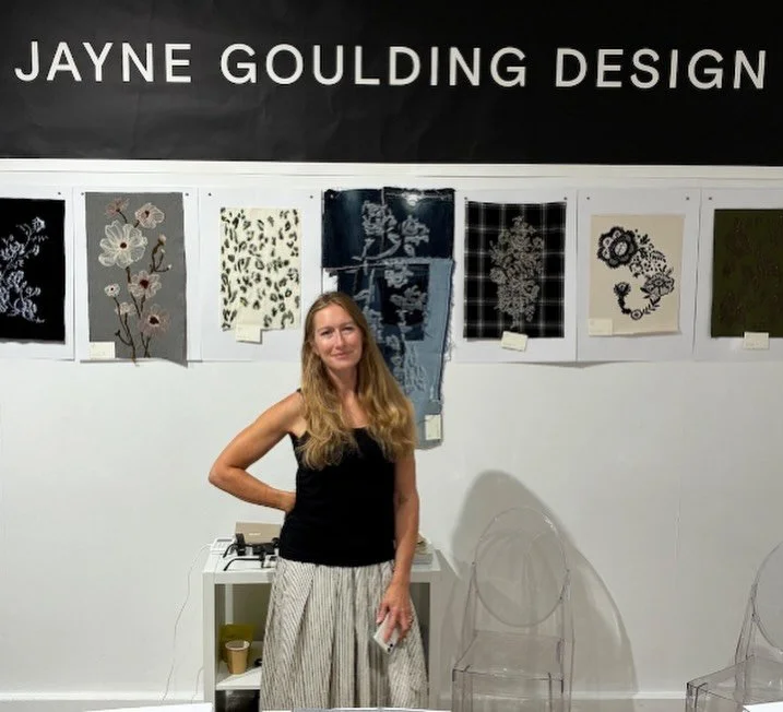 📣 I&rsquo;m here @create_designers @galeriejoseph 

Very proud of the collection, lots of new embroidery pieces featuring beading and fabric manipulation. Applique, Irish machine embroidery and digital machine embroidery. 

Please dm if you&rsquo;d 