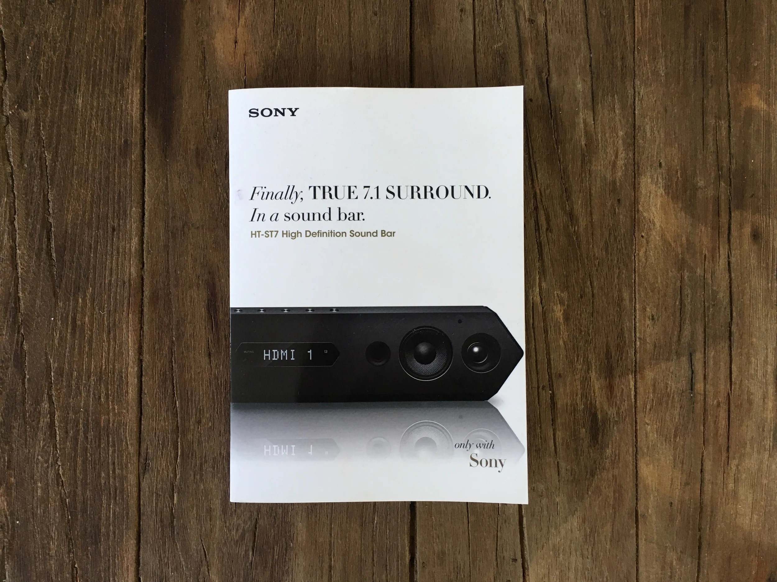 sony ST7 brochure