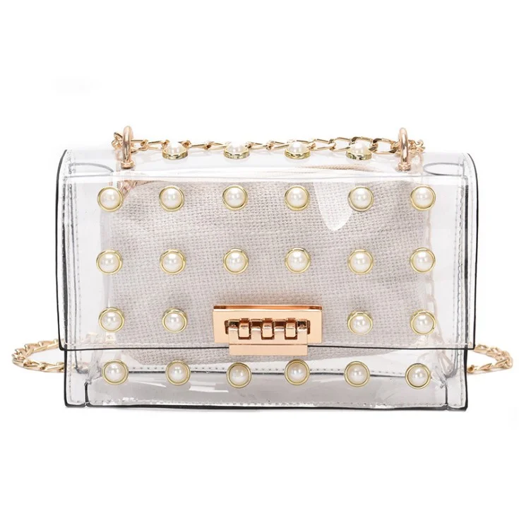 chanel clear purse