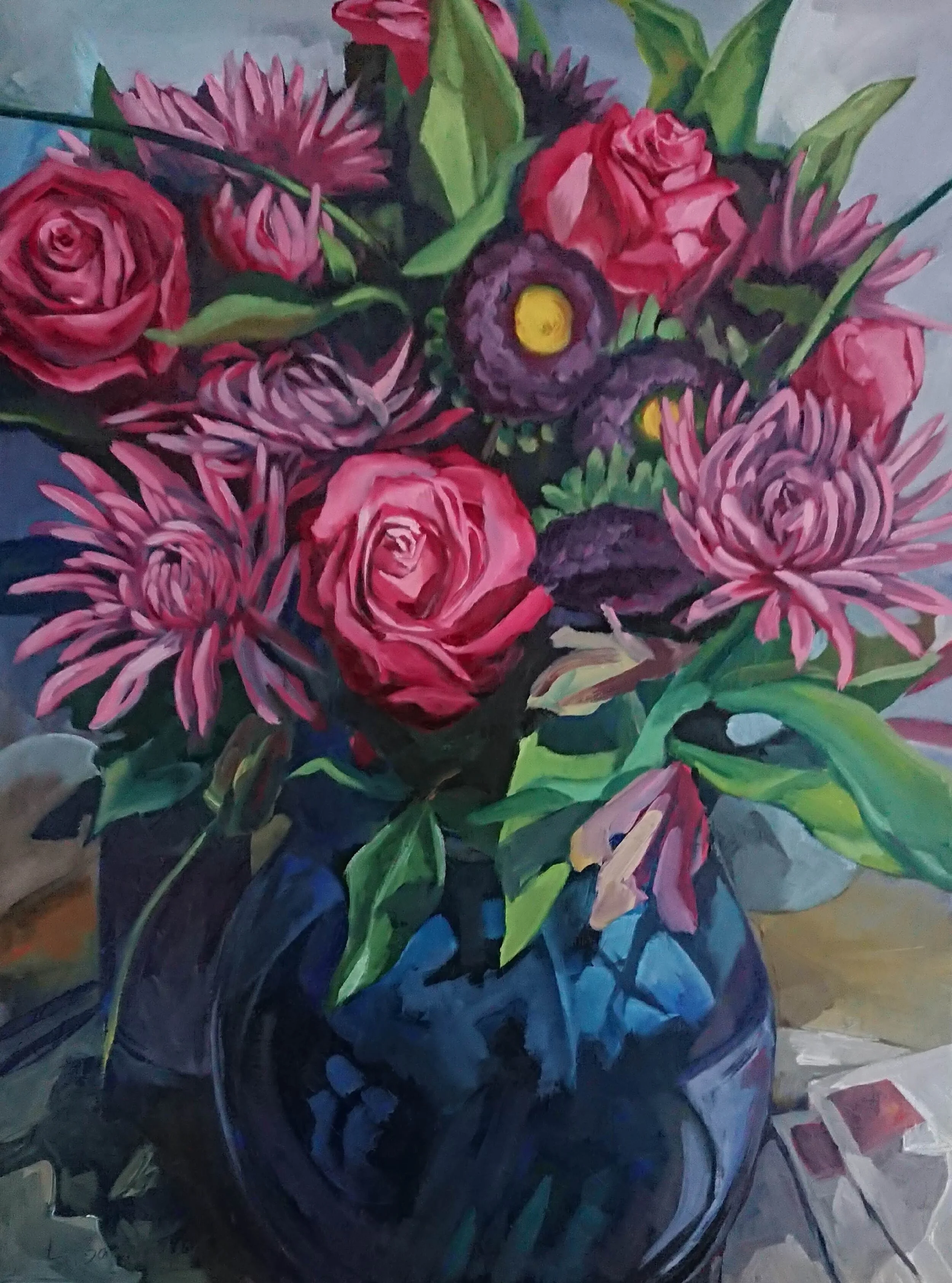 Blue Valentine 18”x 24”, oil on canvas