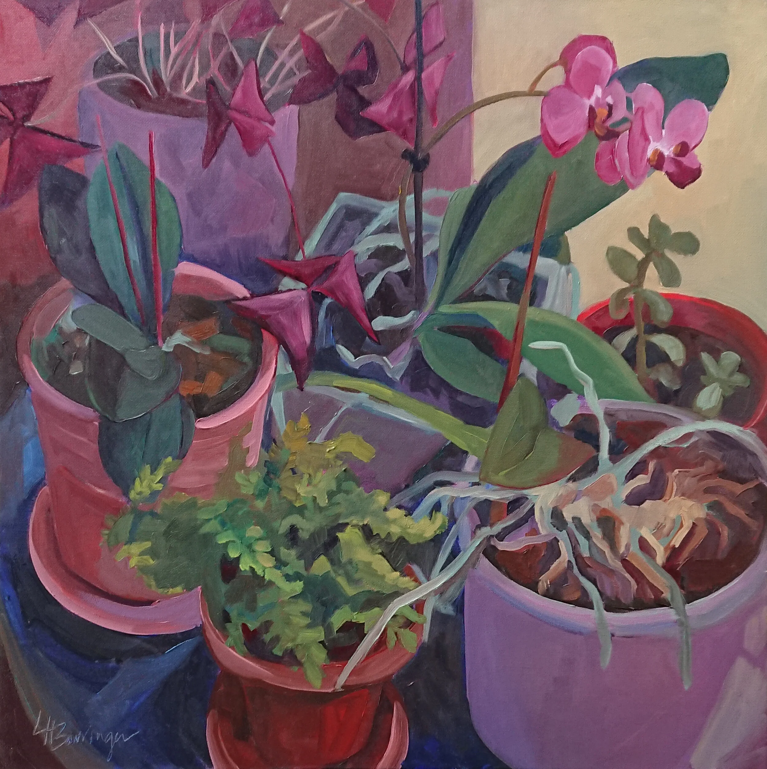 It’s A Jungle in Here 20”x 20”, oil on canvas