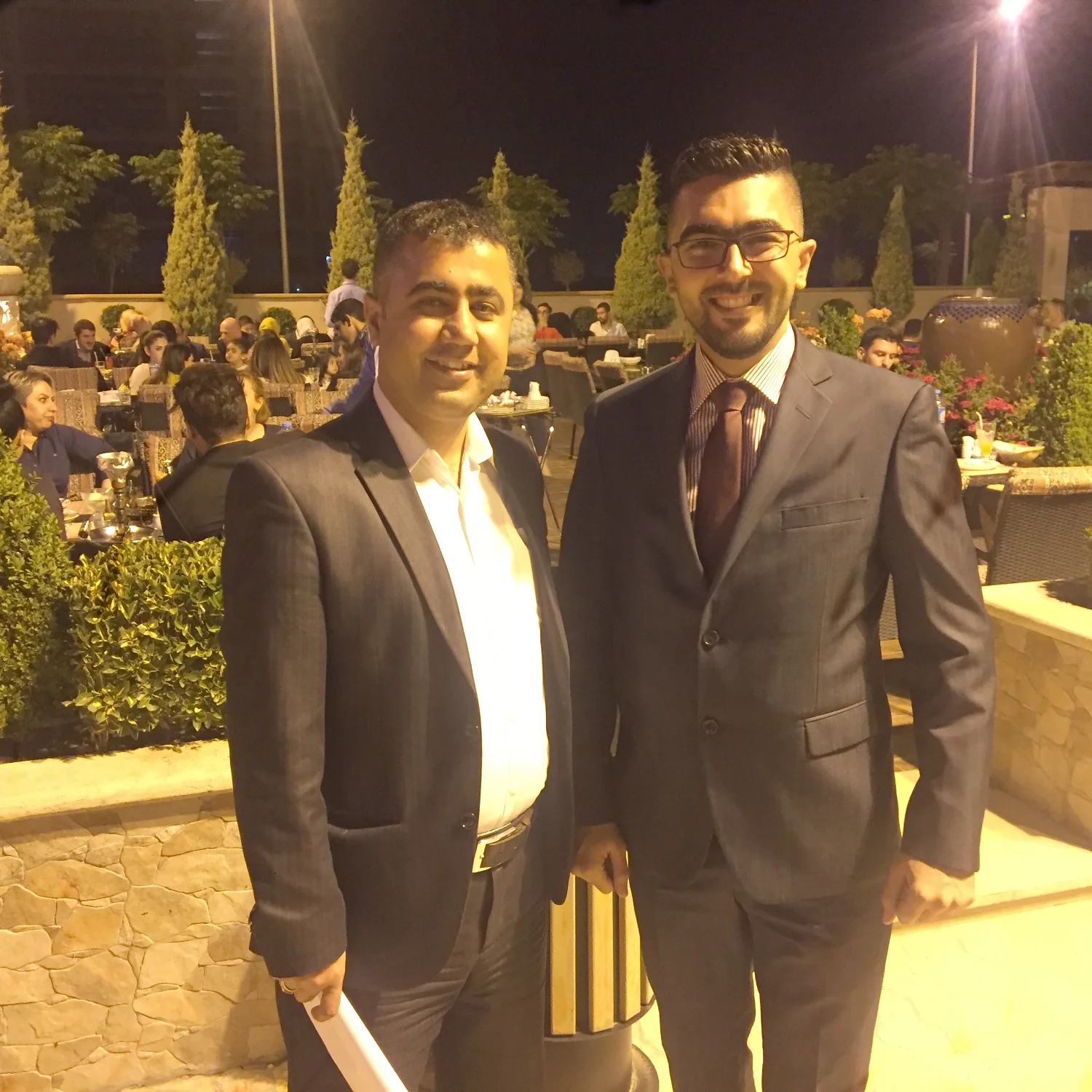 Arab and Kurdish Iraqi solidarity seen at a dinner with Sovereignty First.