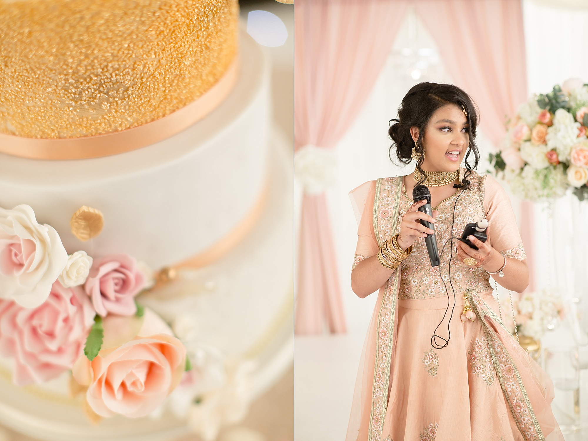 Bridesmaid speech at asian wedding HIlton Hall Wolverhampton