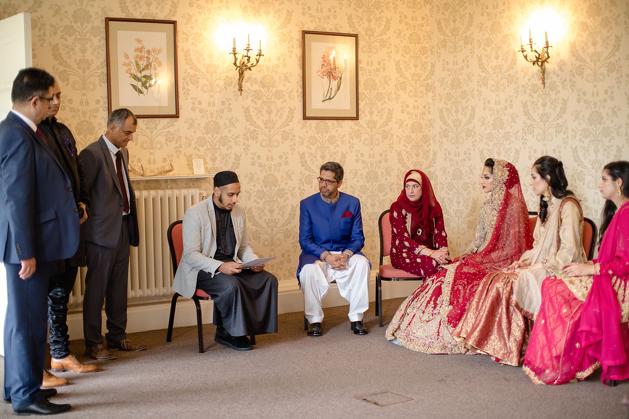 Pakistani Bride nikah ceremony at Tatton Park Cheshire
