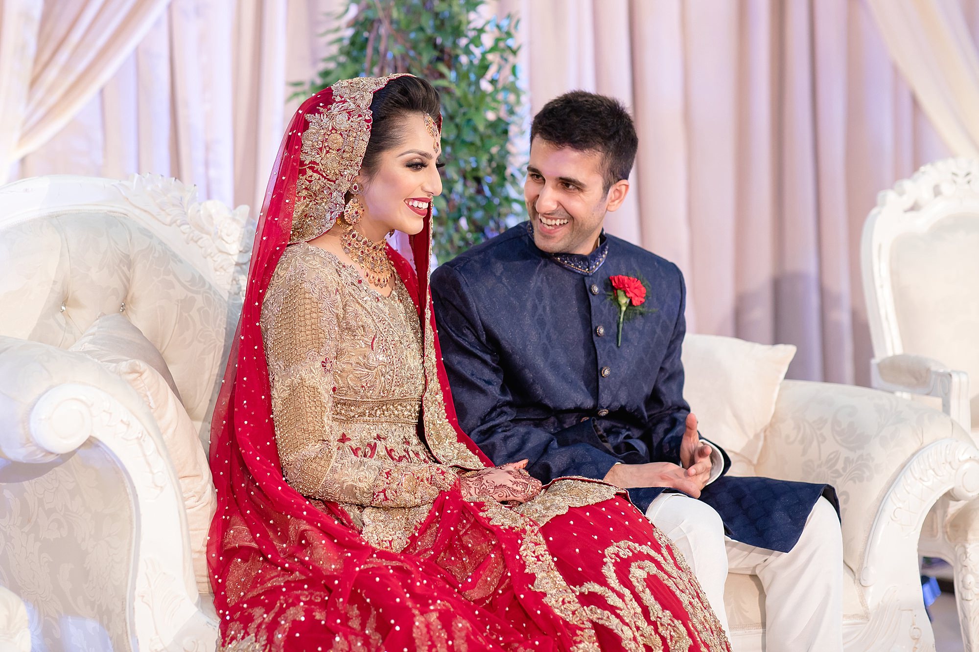 happy pakistani bride at Tatton Park Cheshire